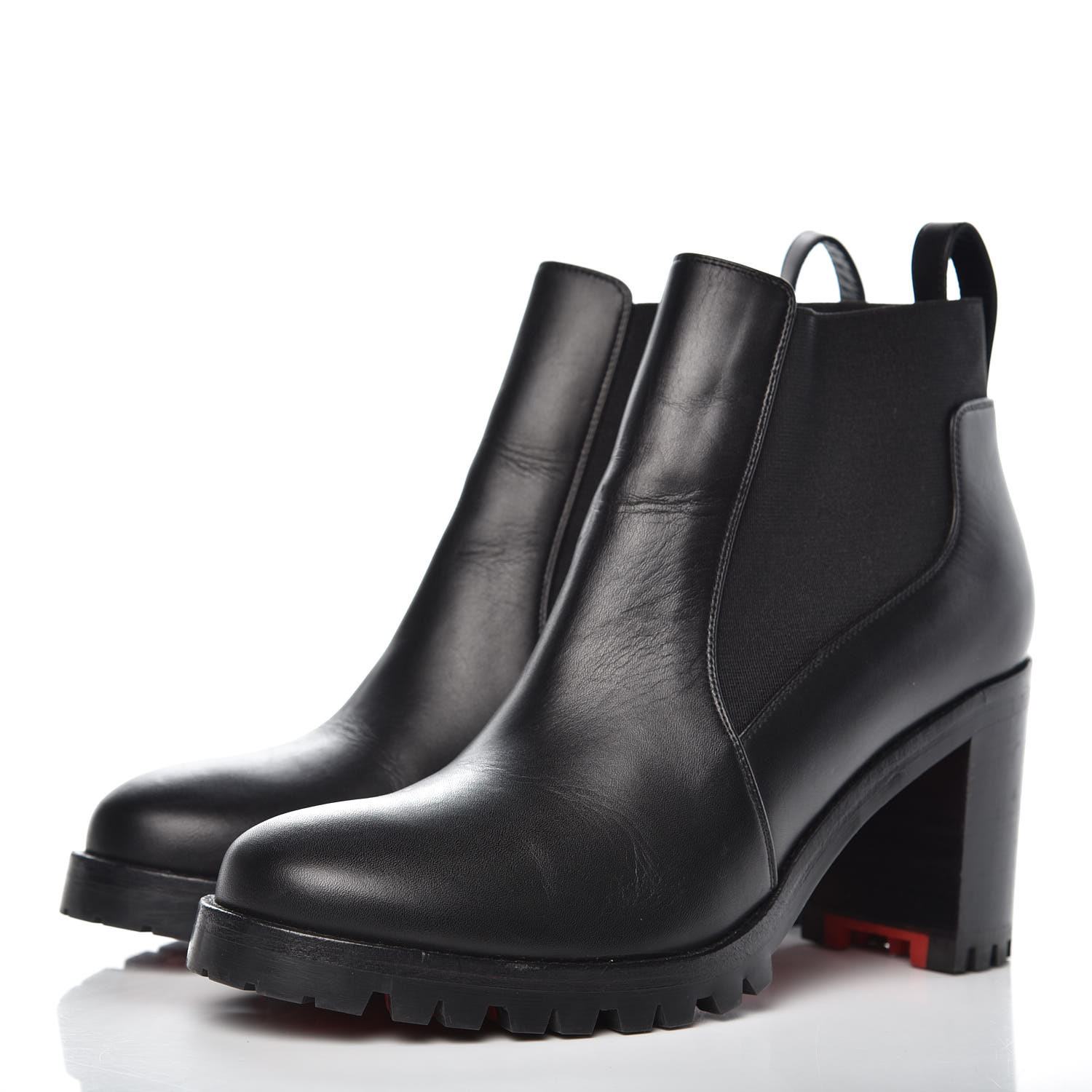 Christian louboutin marcharoche shop leather ankle boots