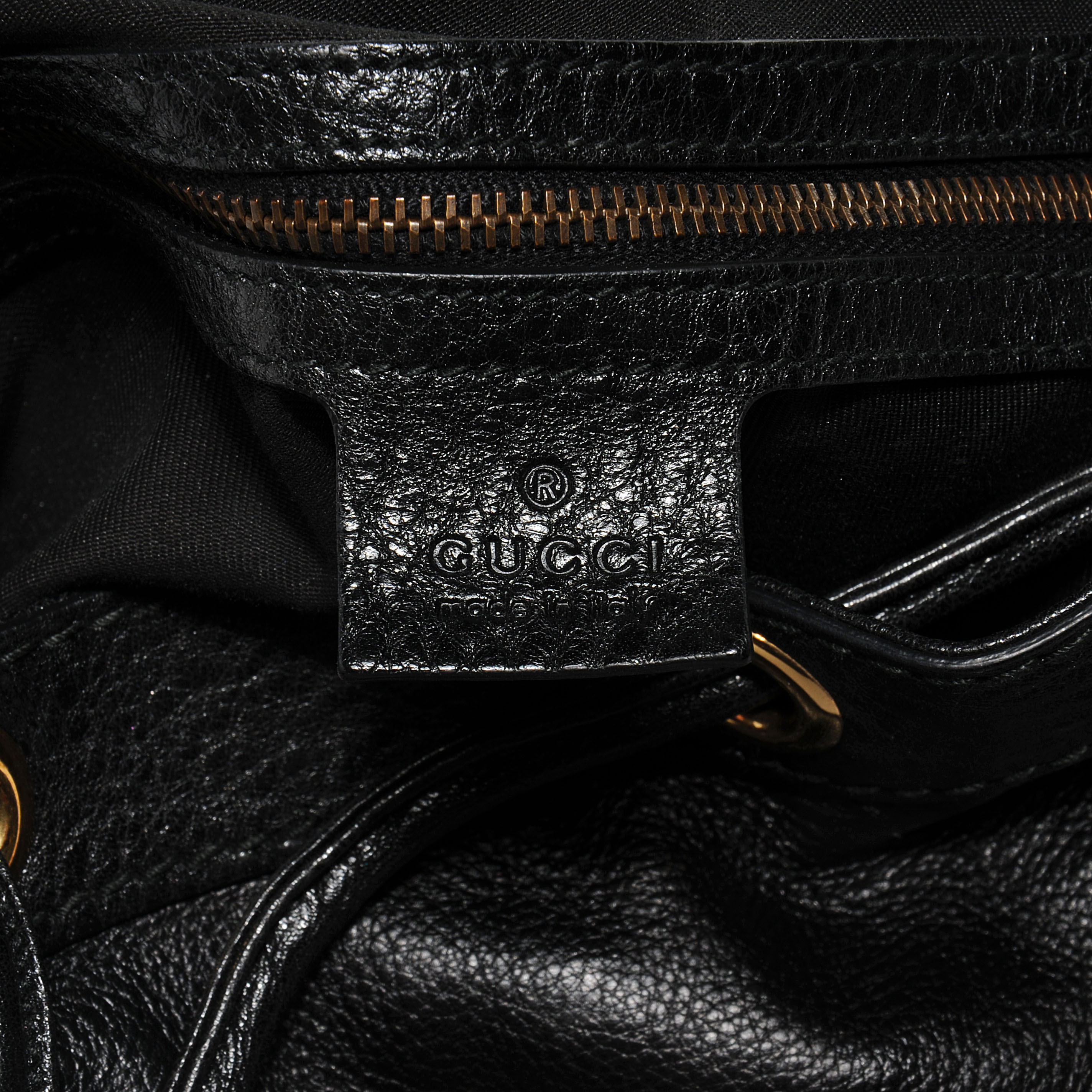 gucci black interlocking bag