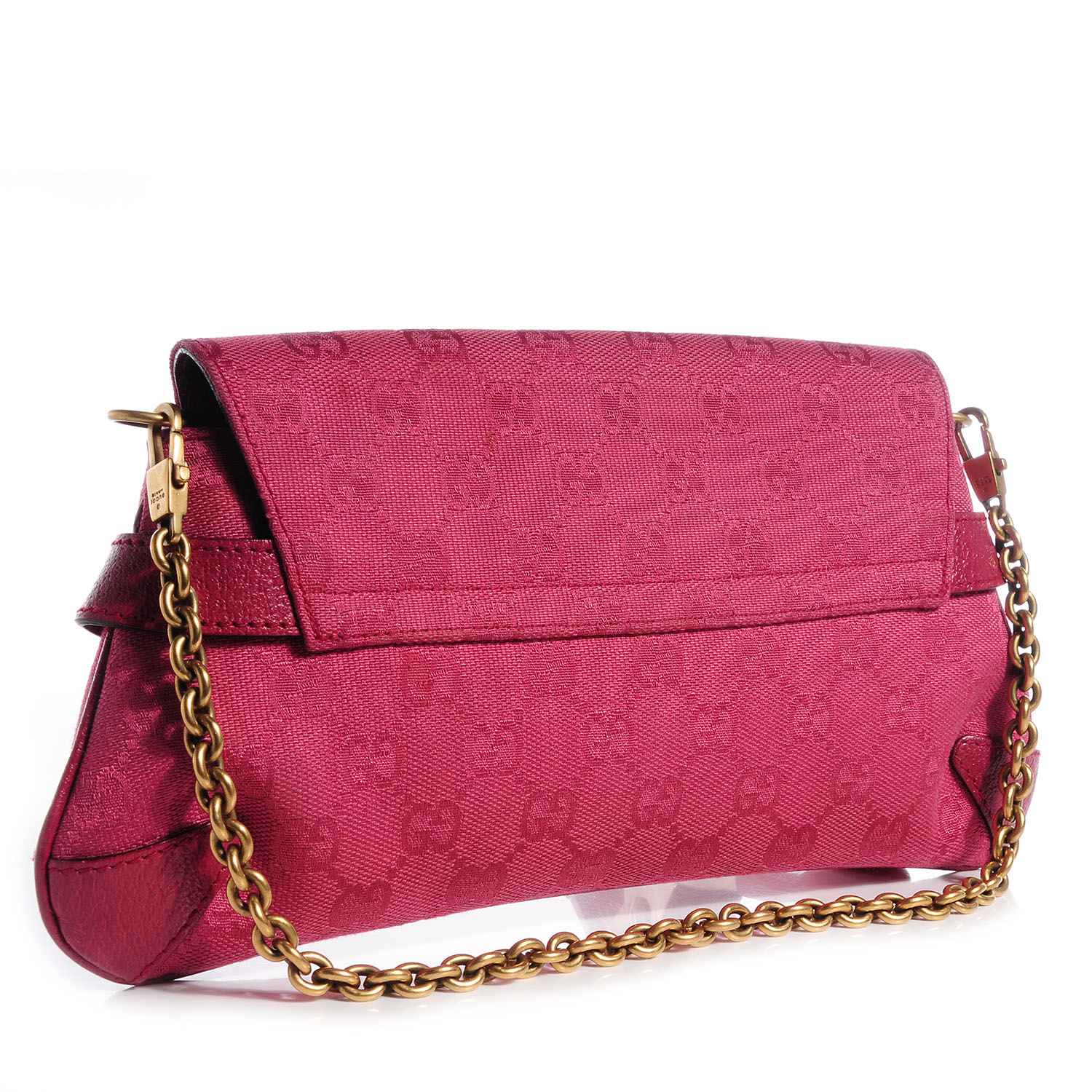 gucci monogram horsebit clutch