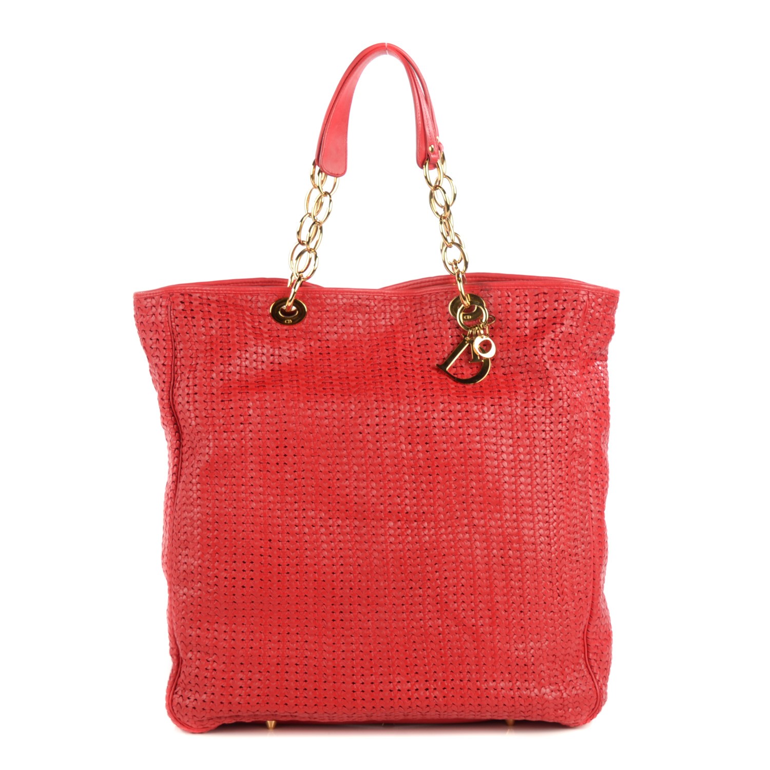 christian dior woven bag