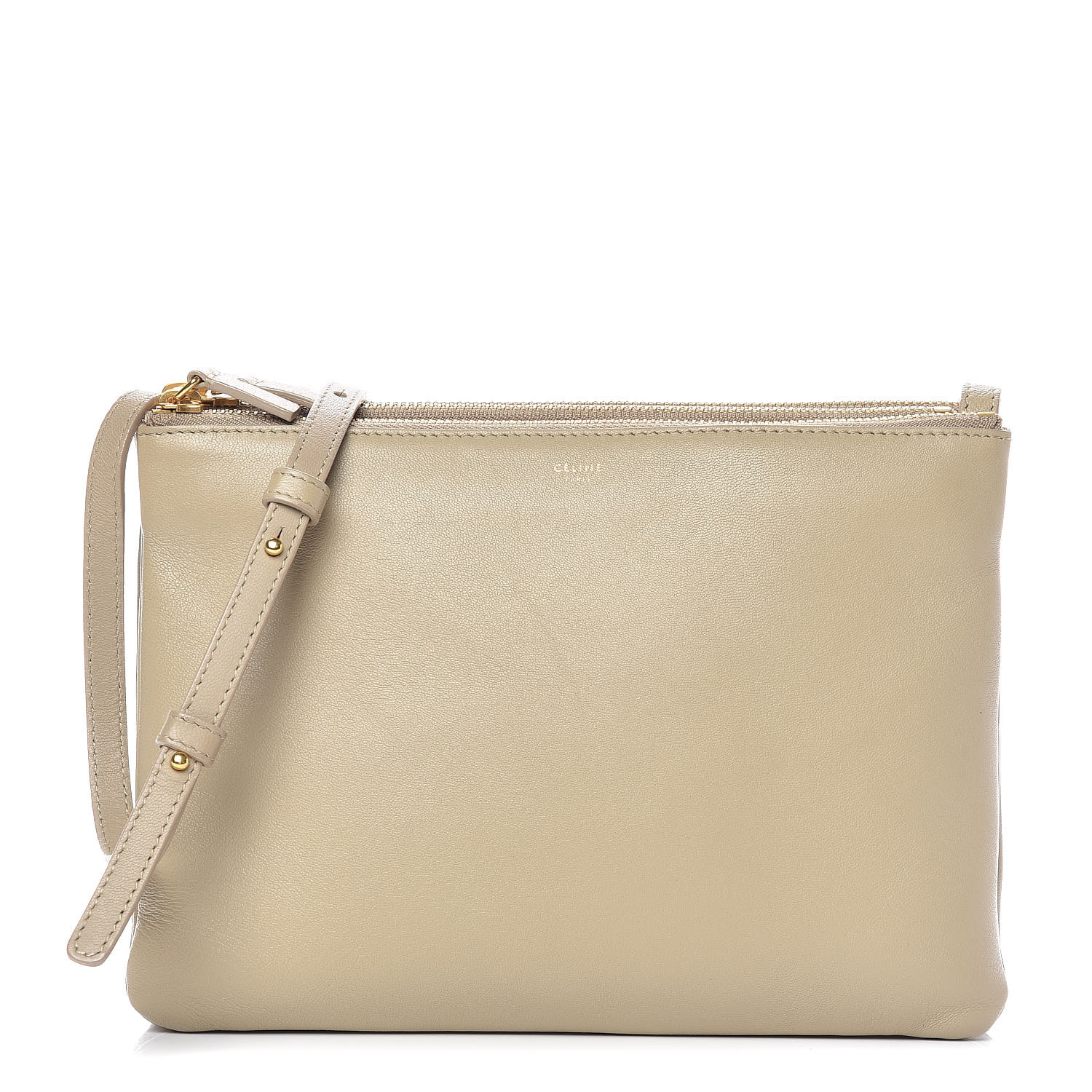 celine trio bag beige