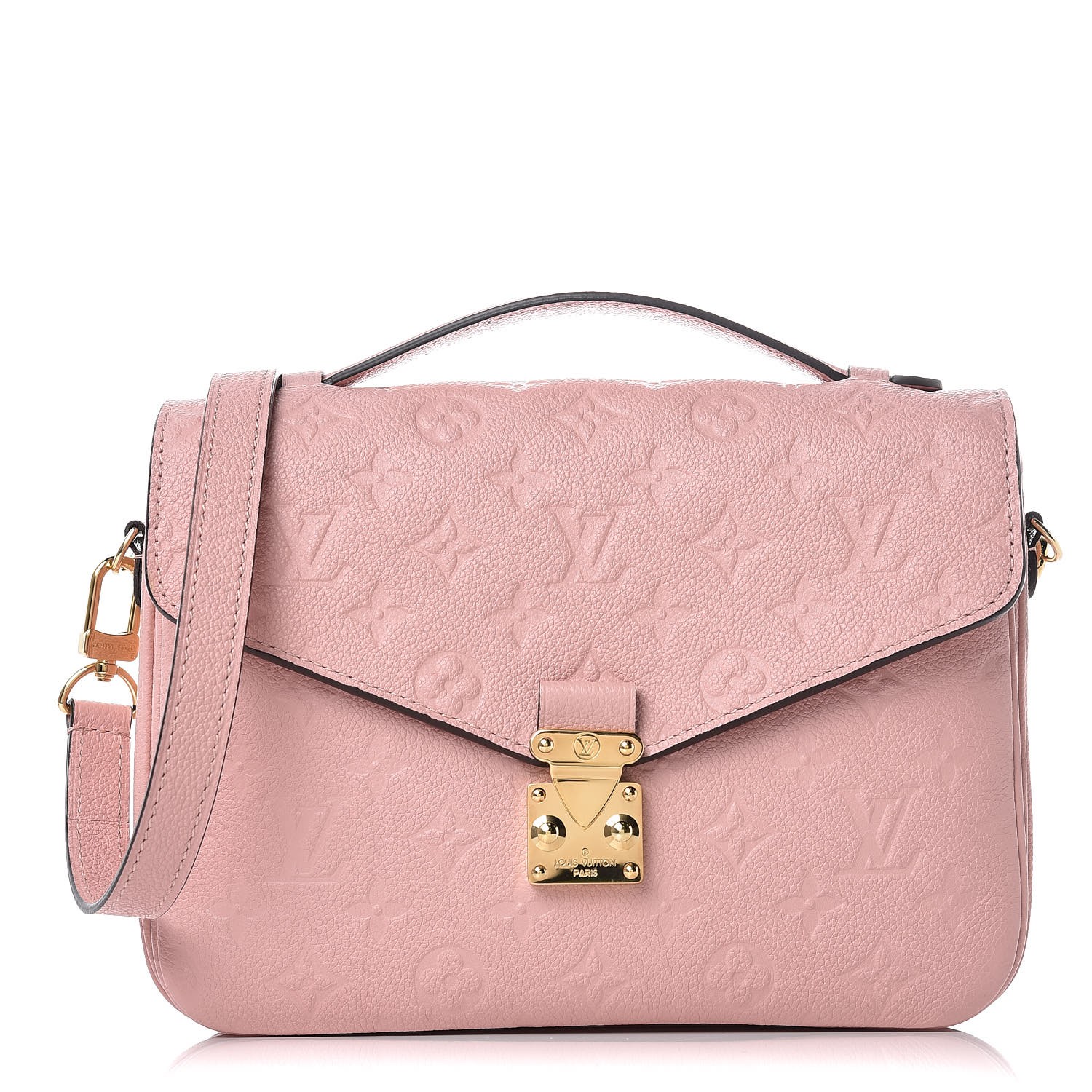 pochette metis rose poudre