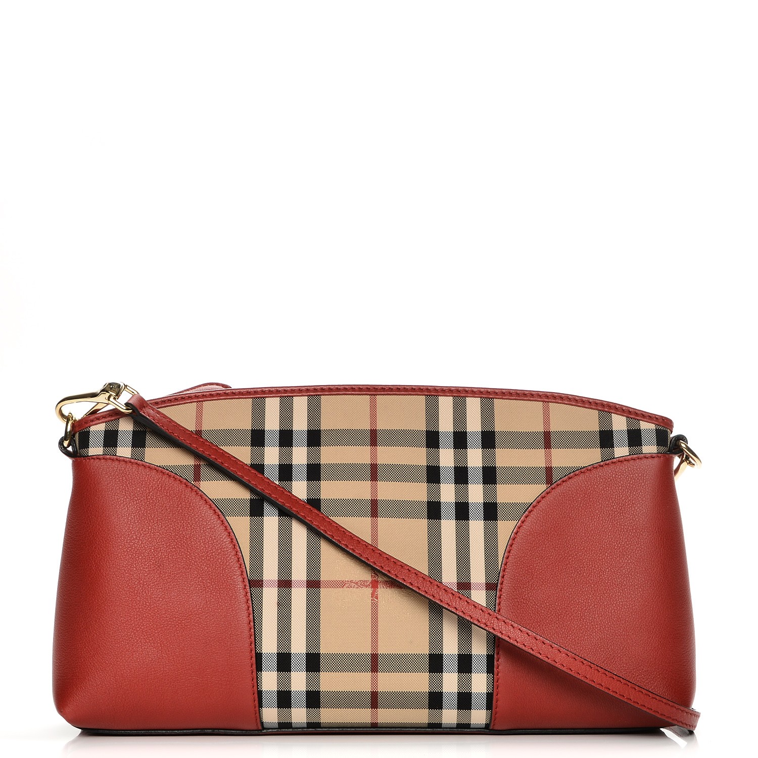 burberry horseferry check clutch bag