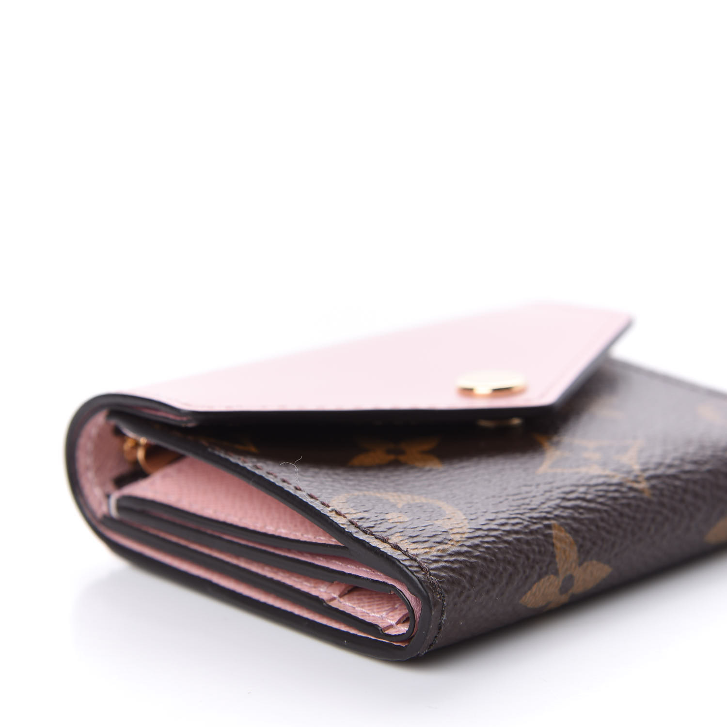 Louis Vuitton Monogram Portefeuille Zoe Compact Wallet Pink M62933