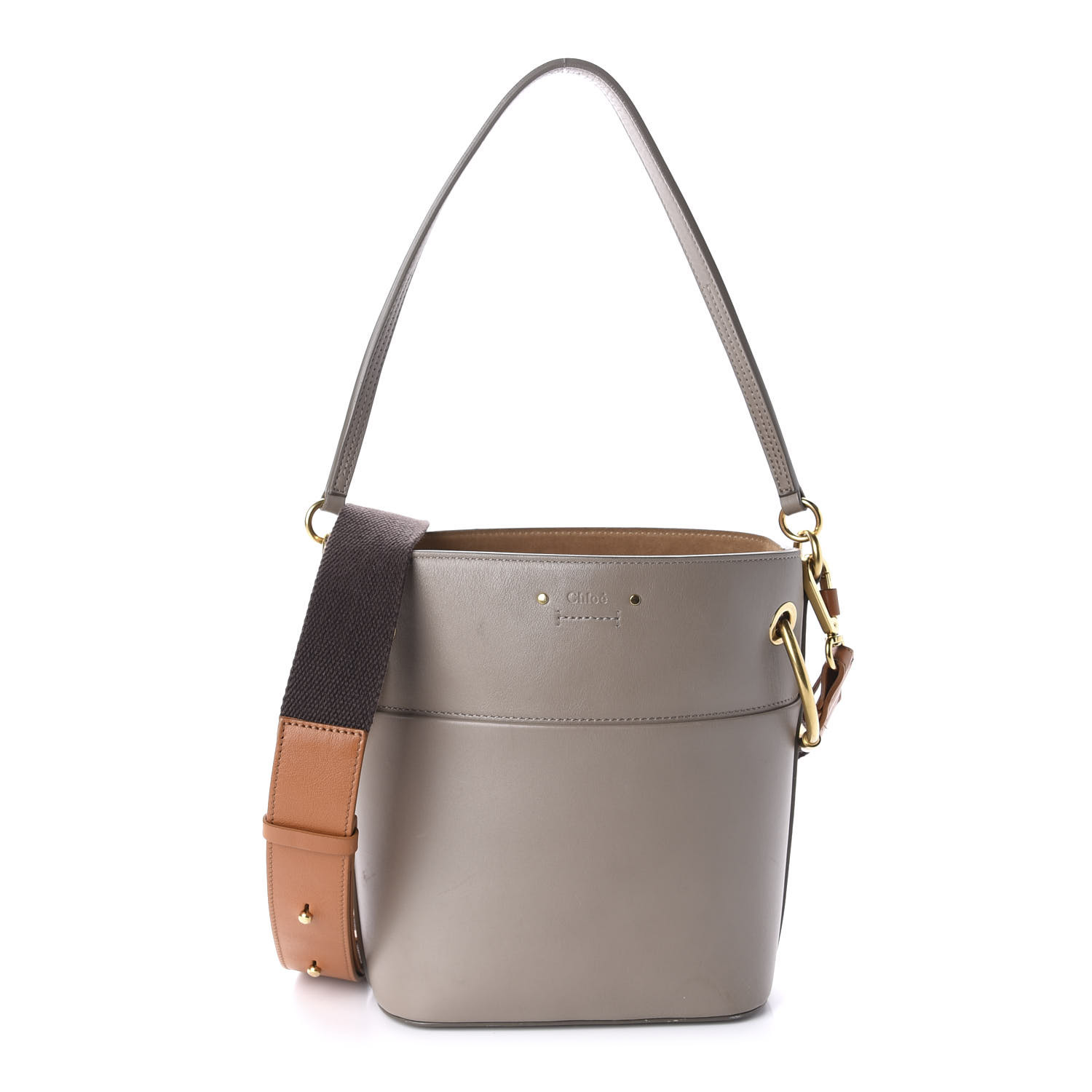 chloe roy bucket bag small