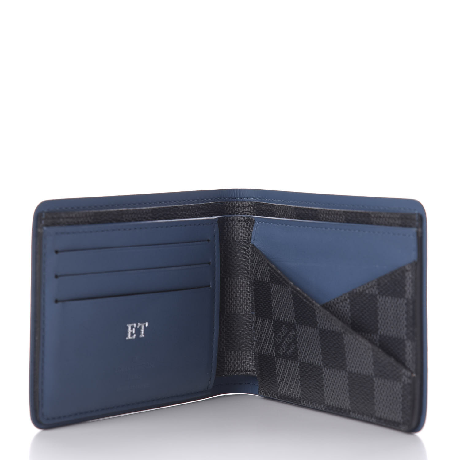 Louis Vuitton Damier Wallet Bluey | semashow.com