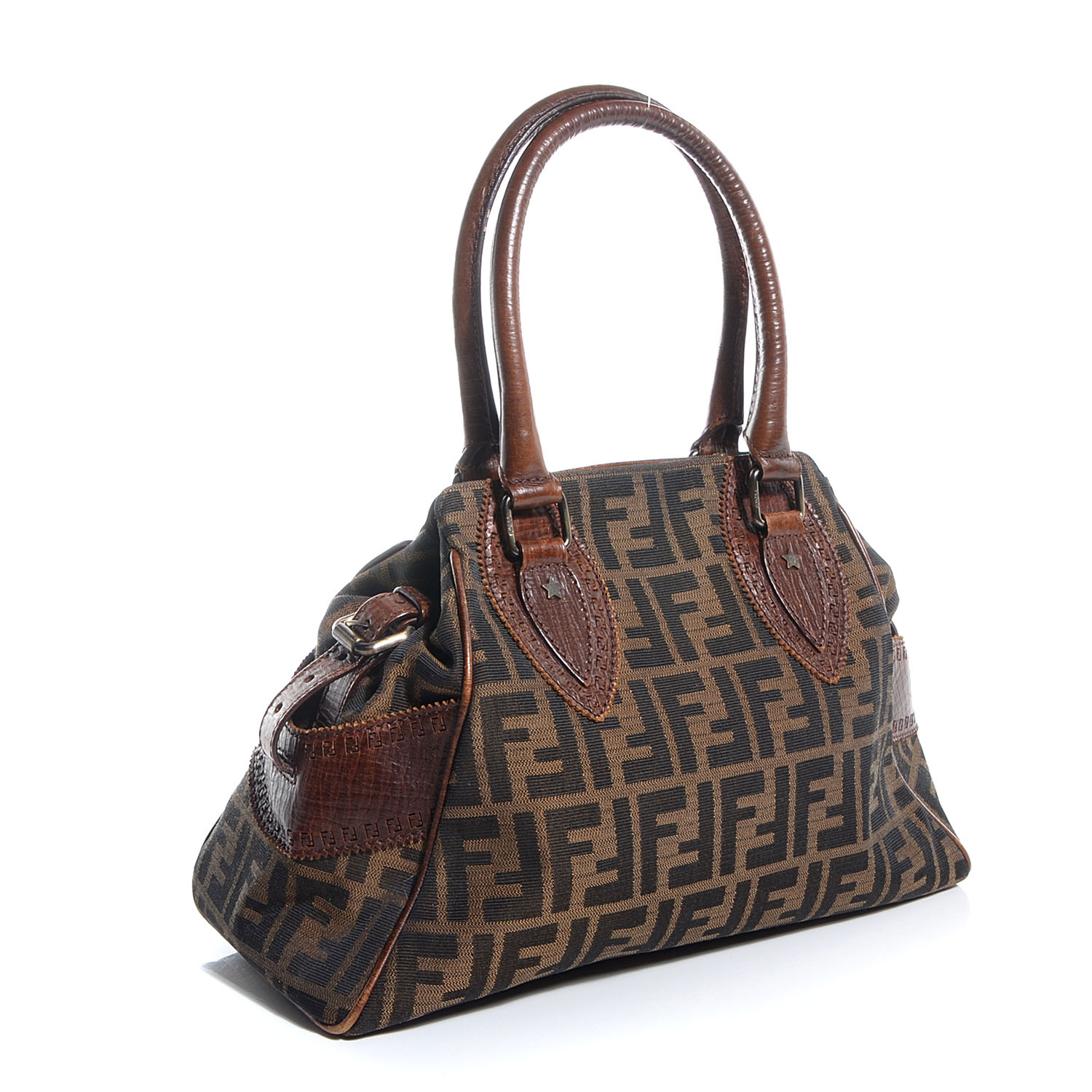 FENDI Zucca Small Bag De Jour Tobacco 78427