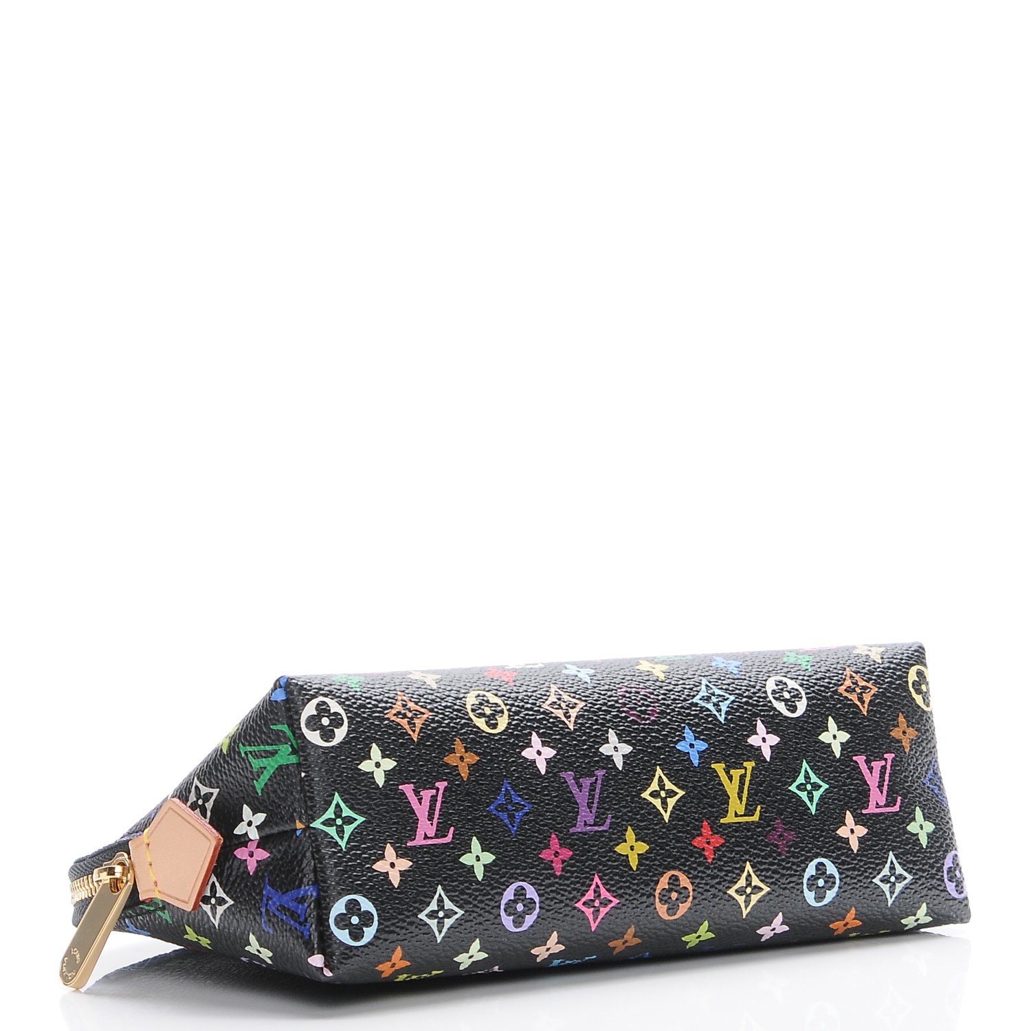 LOUIS VUITTON Monogram Multicolor Cosmetic Pouch Black Grenade