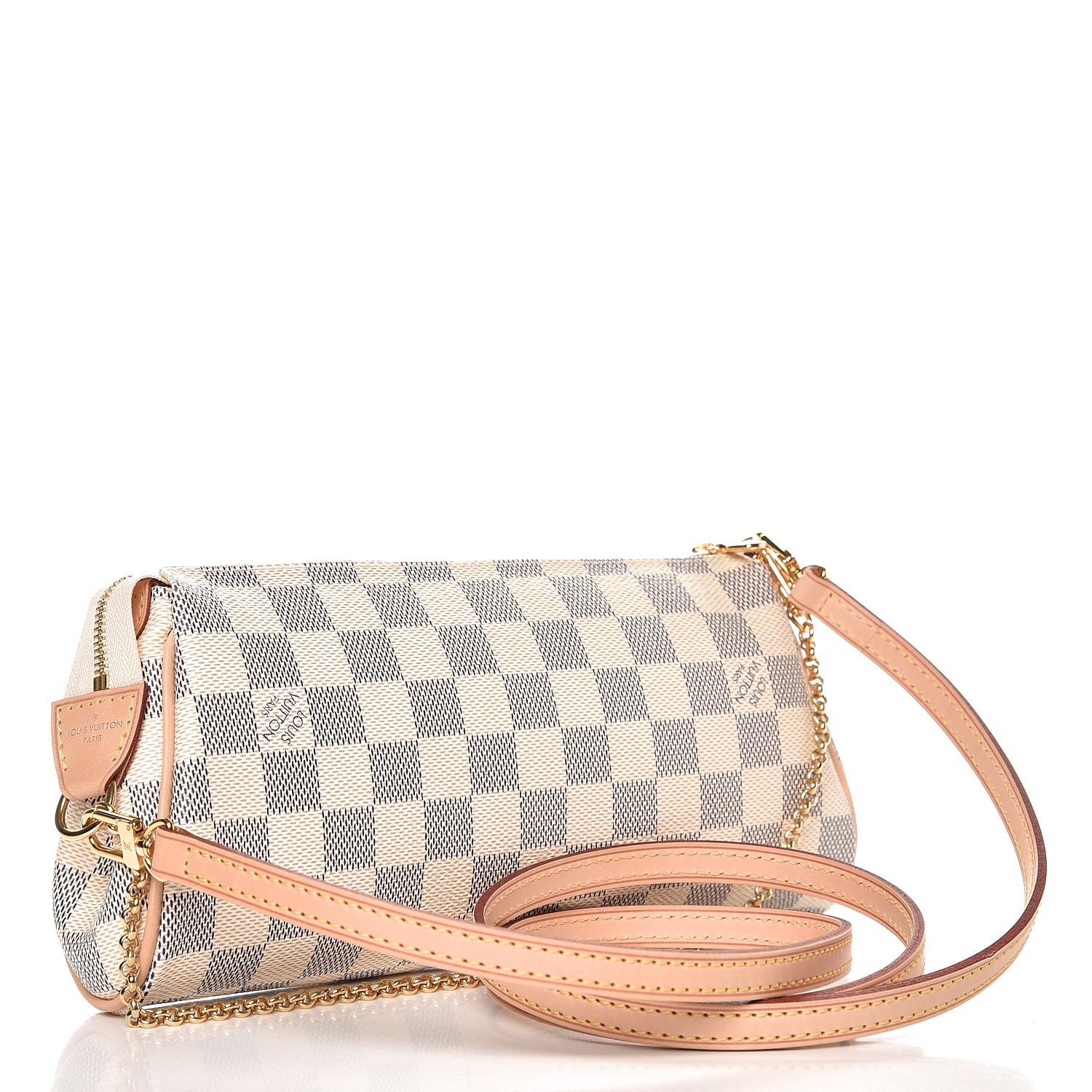 louis vuitton clutch damier azur