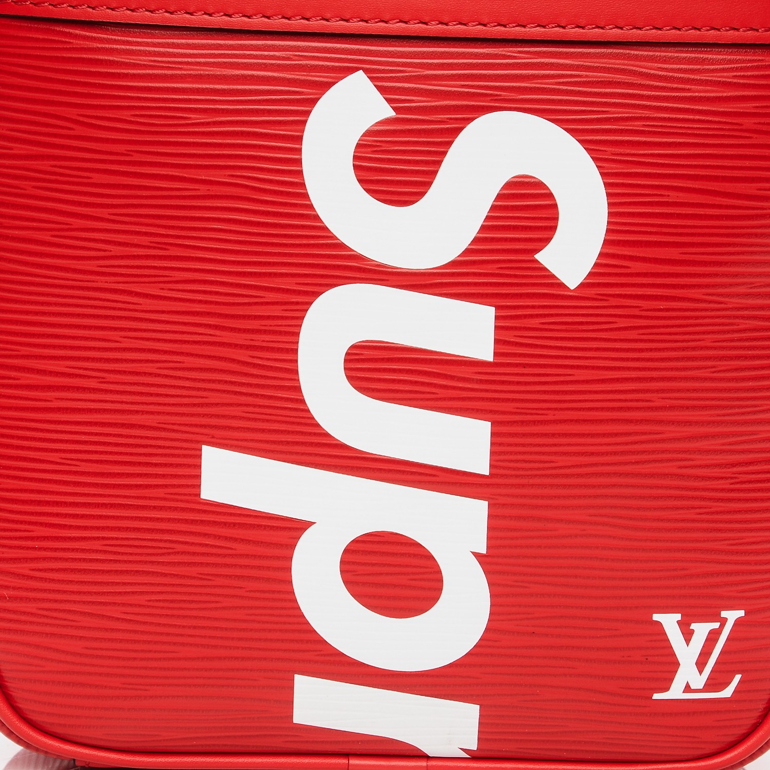 louis vuitton x supreme danube epi pm red