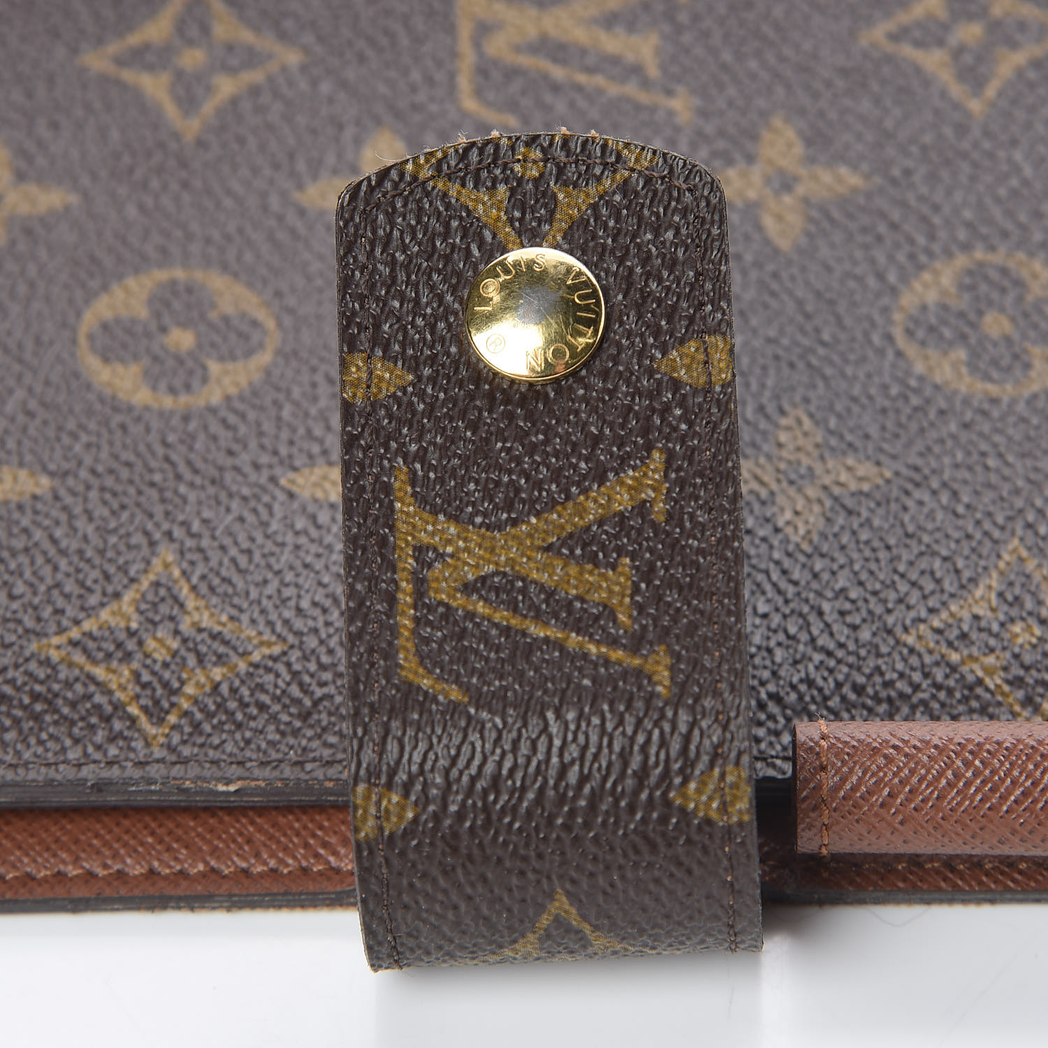 LOUIS VUITTON Monogram Large Ring Agenda Cover 449058