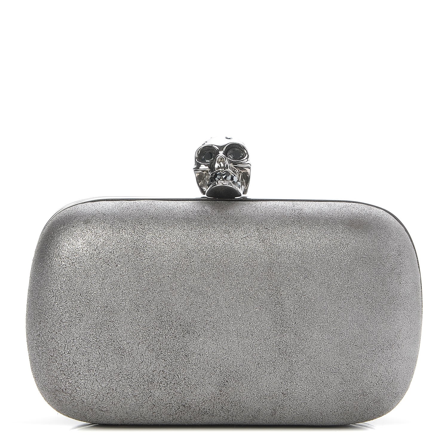 alexander mcqueen skull box clutch