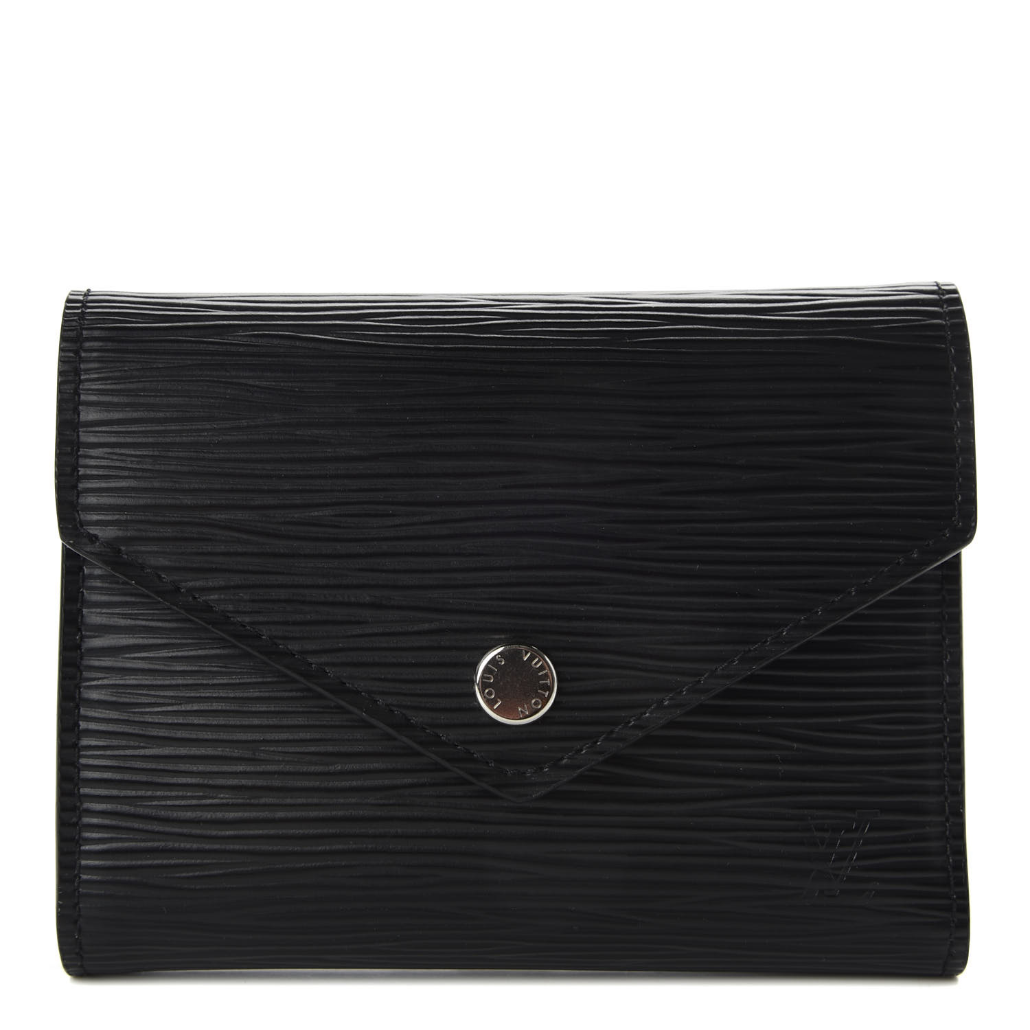 LOUIS VUITTON Epi Victorine Wallet Black 280535