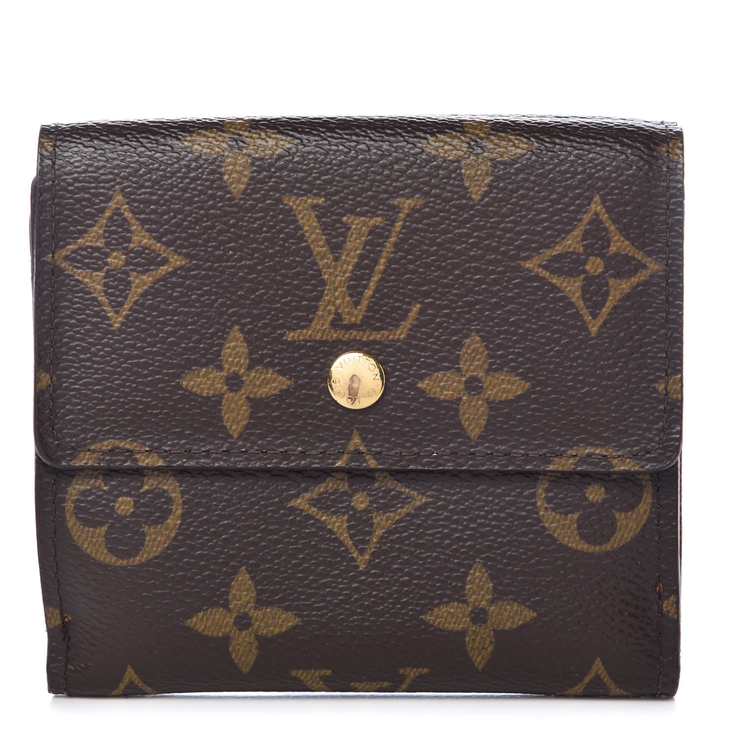 louis vuitton monogram elise wallet