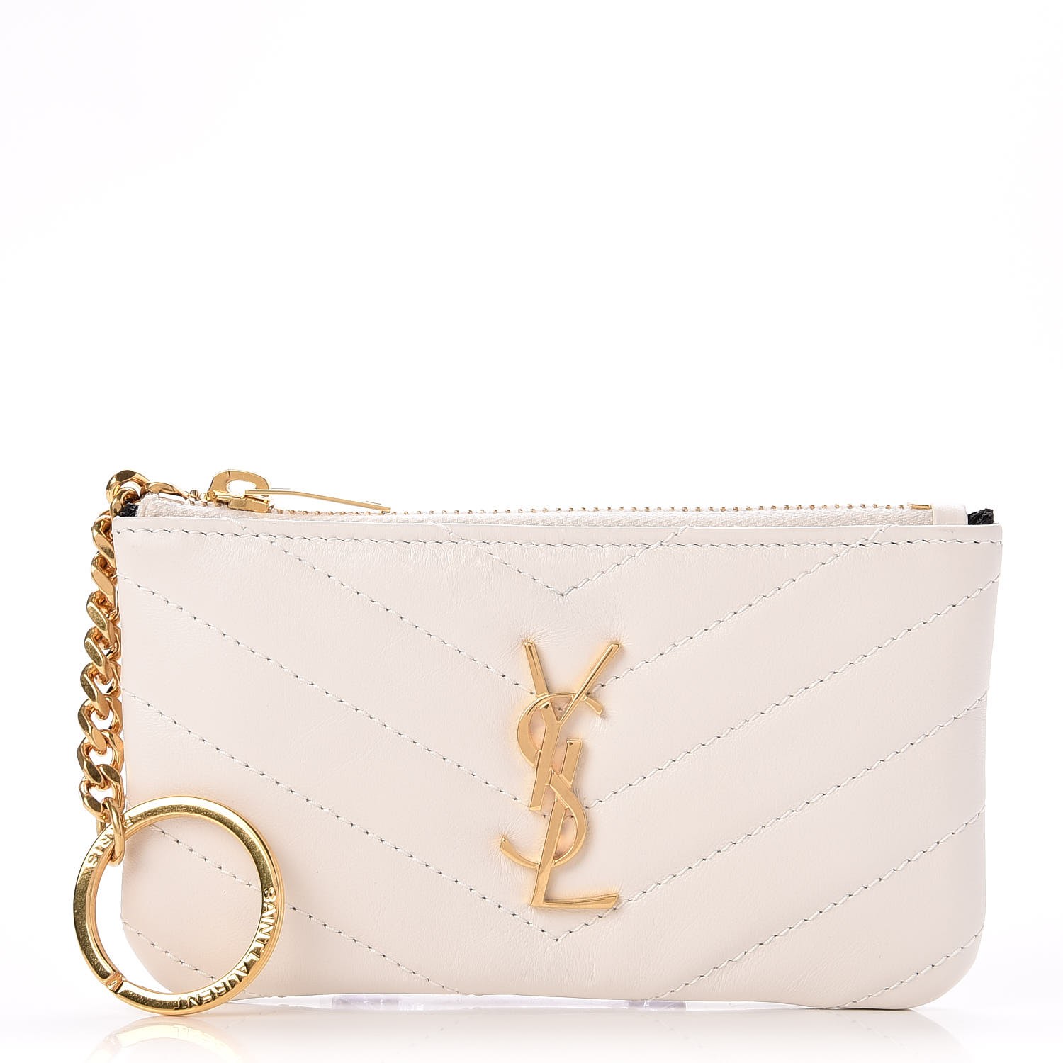 Saint laurent clearance monogram key pouch