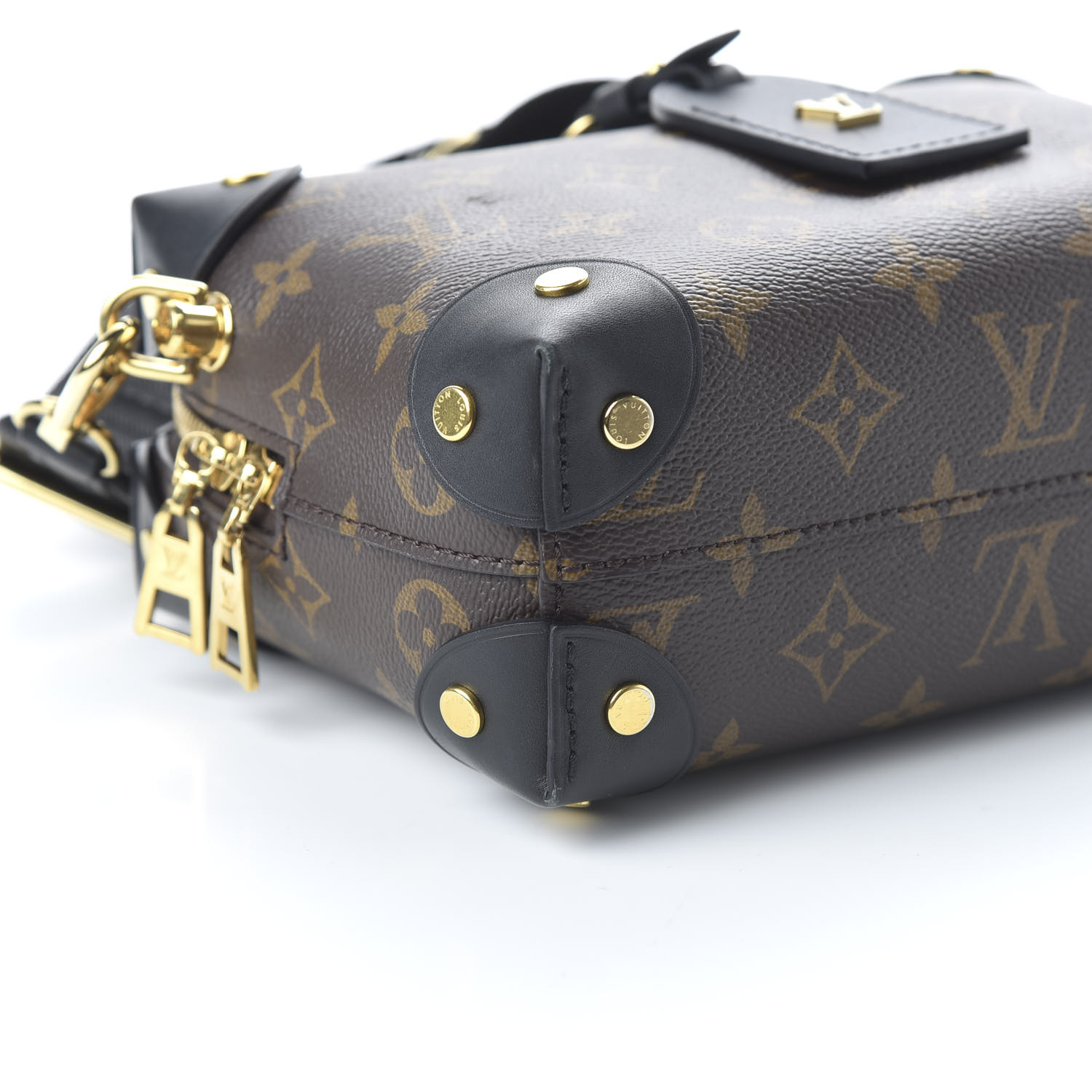 louis vuitton monogram petite malle black