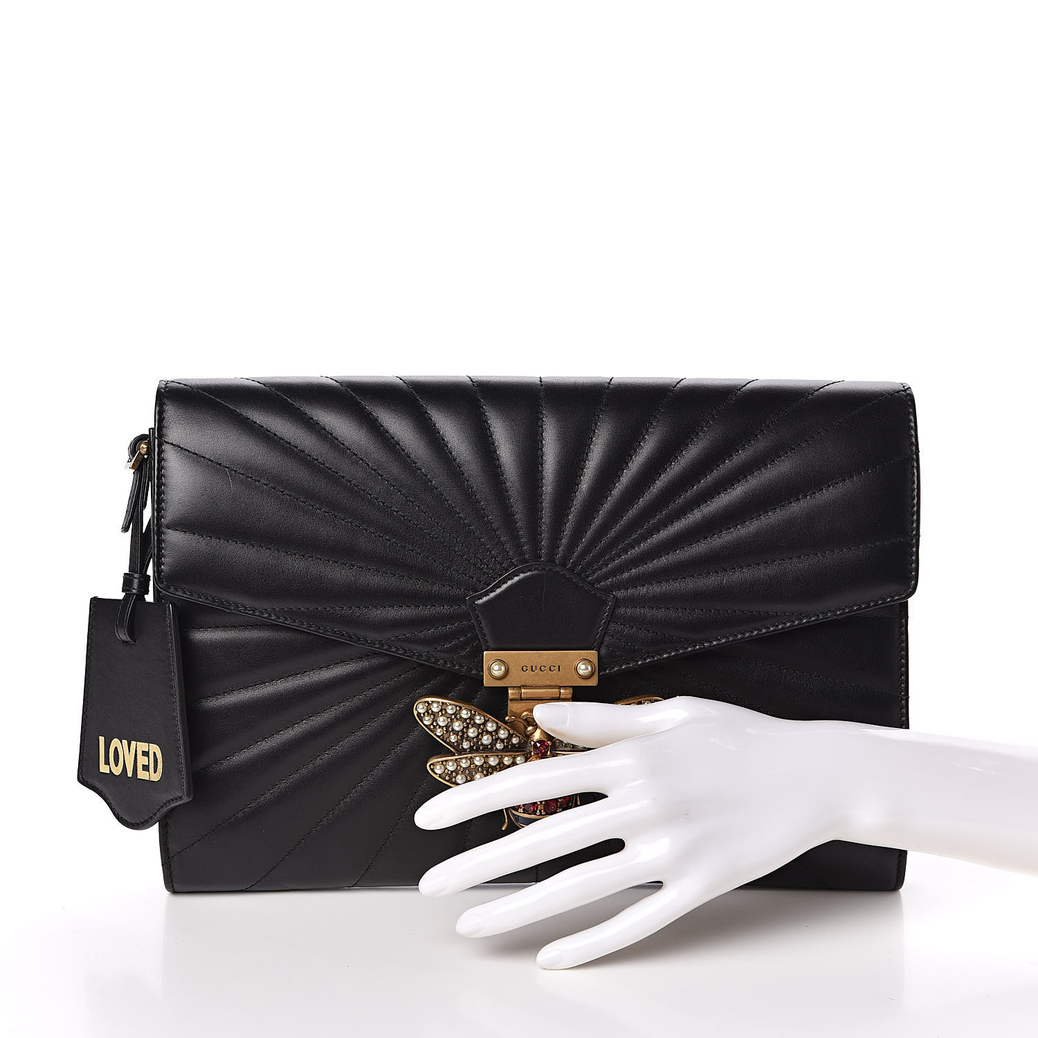 gucci queen margaret clutch