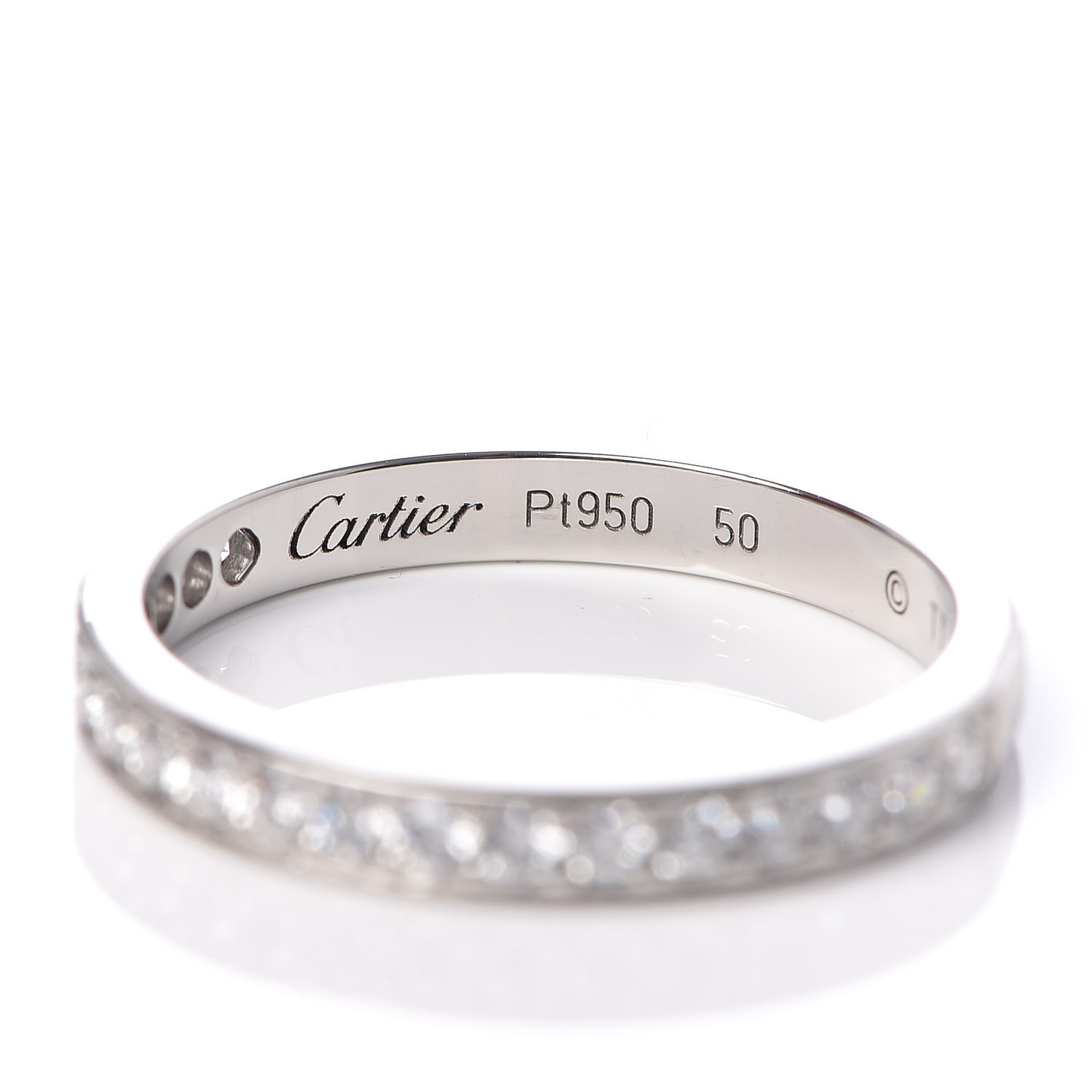 cartier wedding band diamond