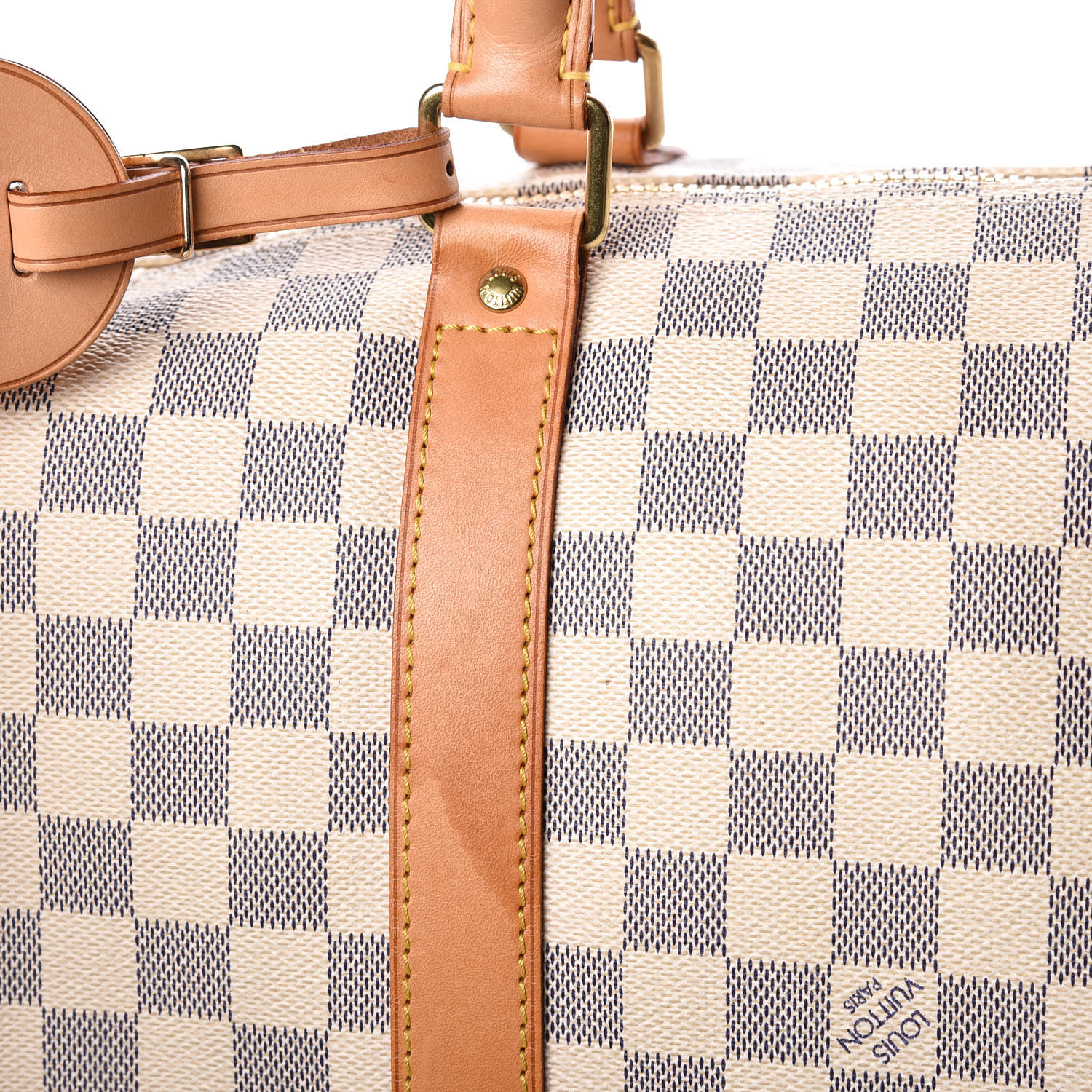 louis vuitton damier azur keepall