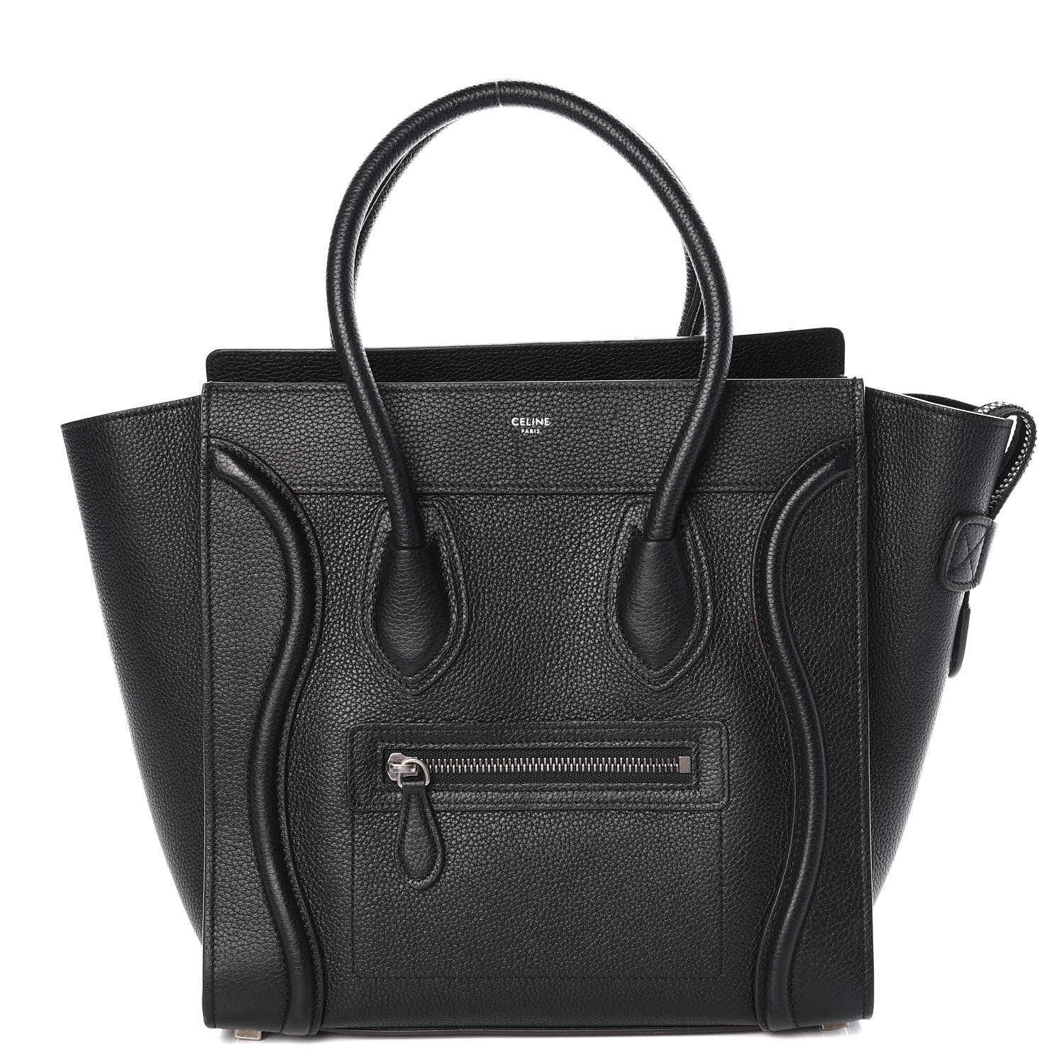 celine micro luggage drummed calfskin