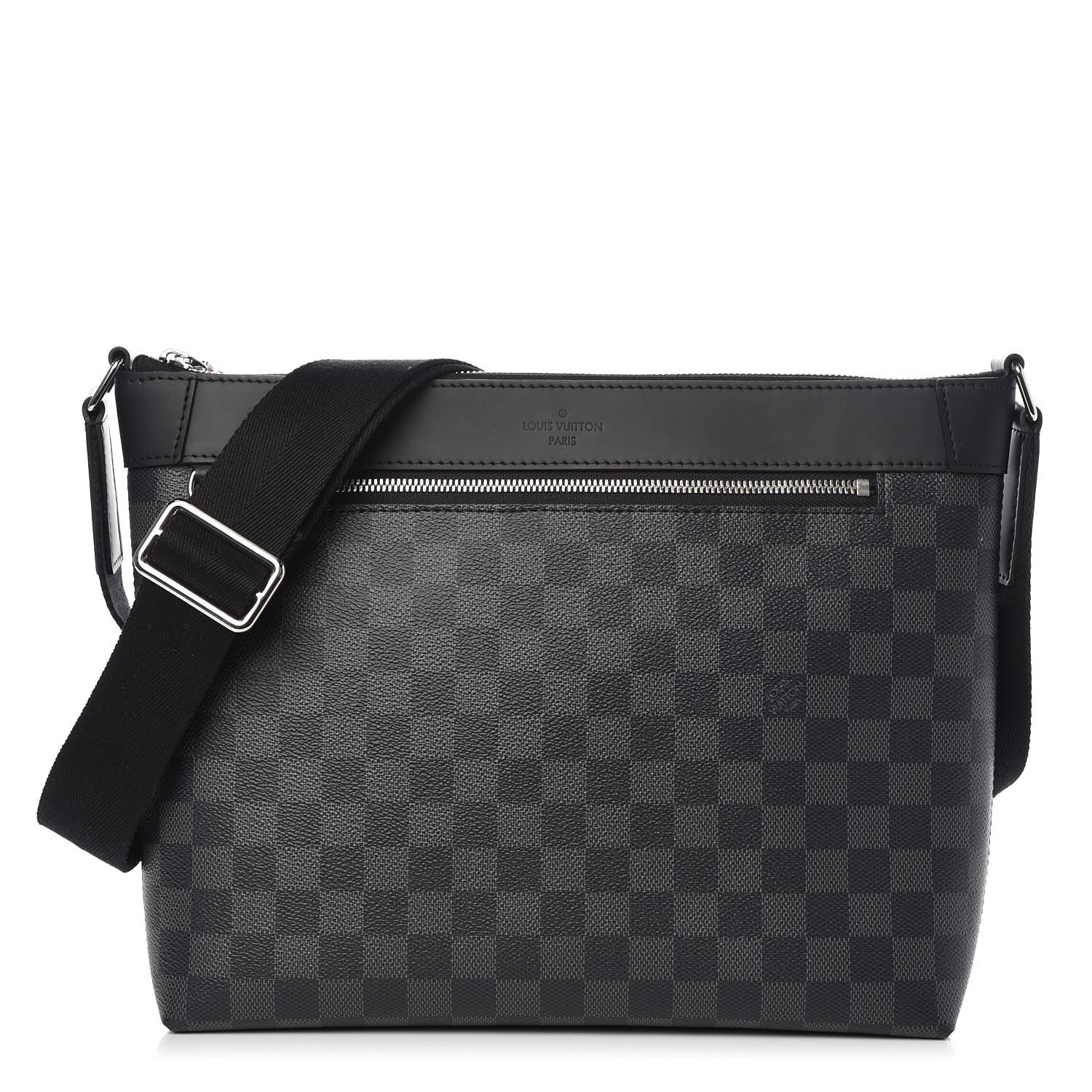 Louis Vuitton Mick MM Crossbody Messenger Bag In Damier Graphite Canvas