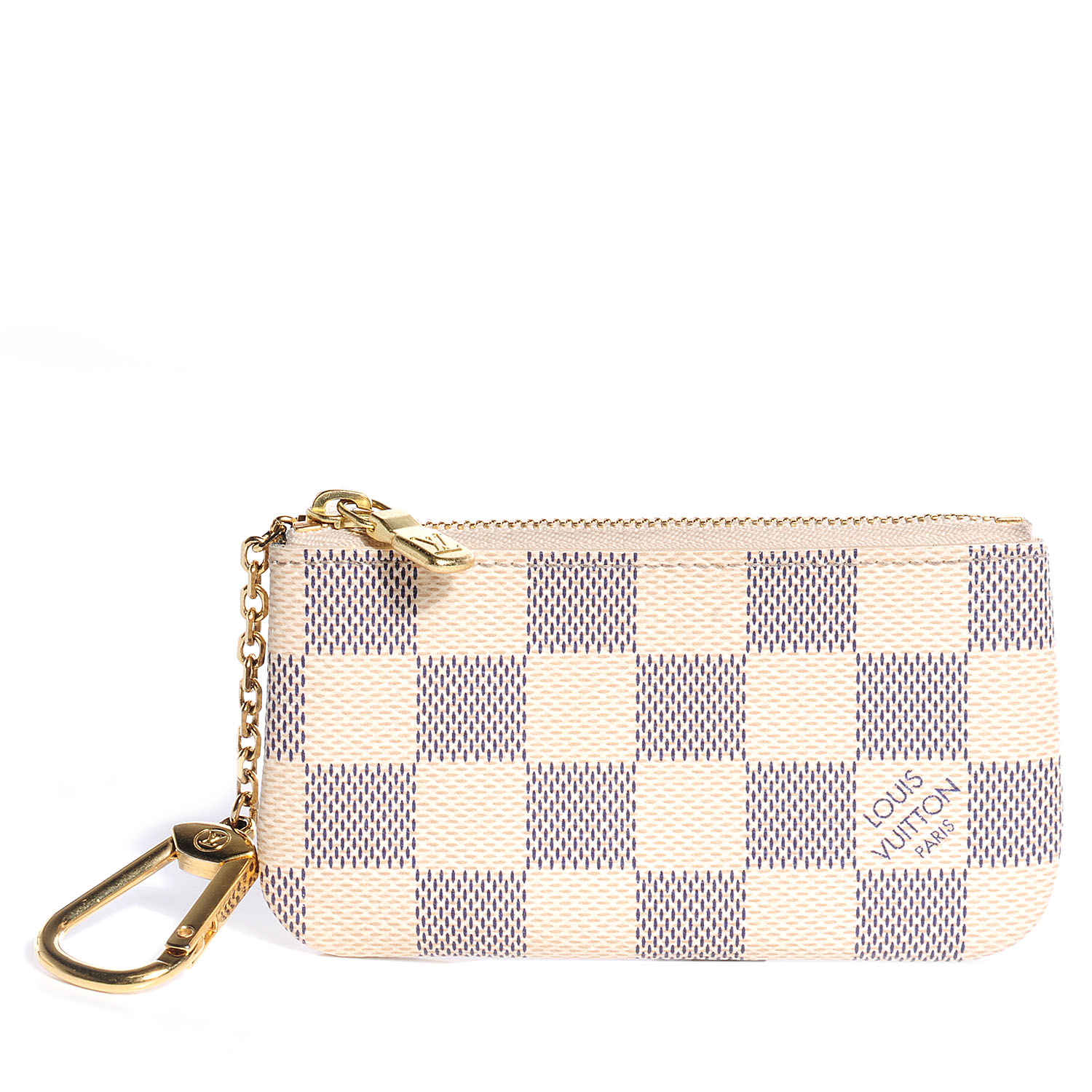 louis vuitton key pouch damier azur canvas