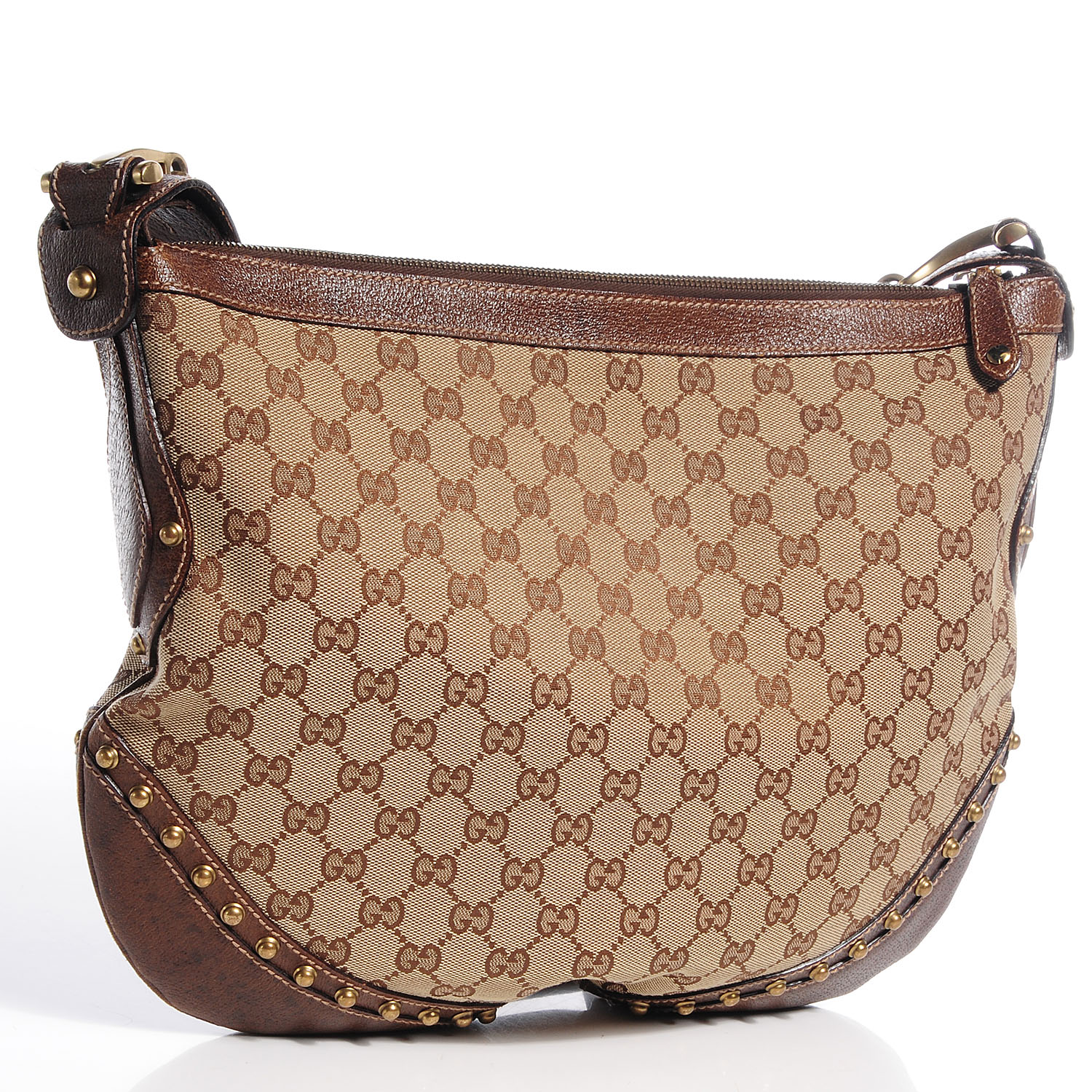 gucci pelham studded shoulder bag