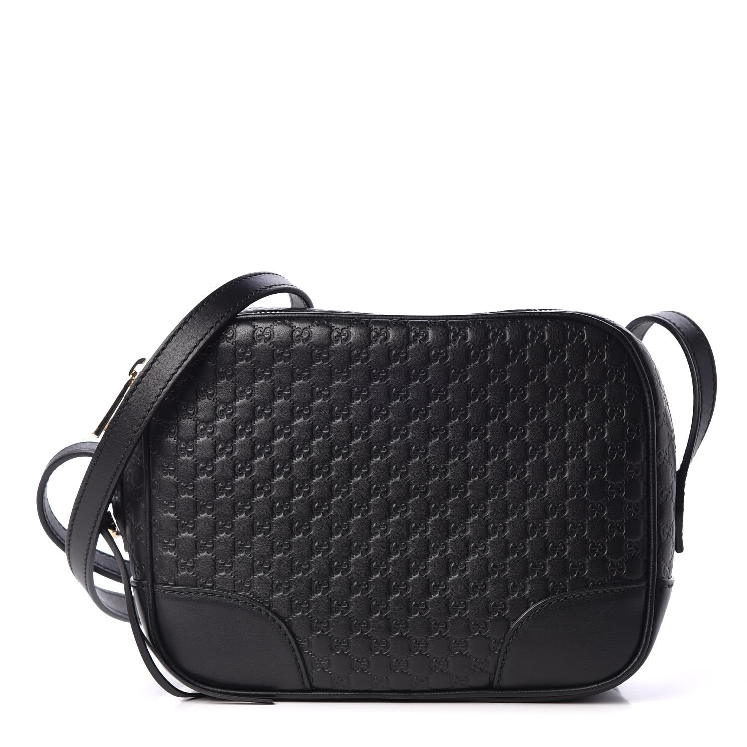 gucci microguccissima mini bree messenger bag black