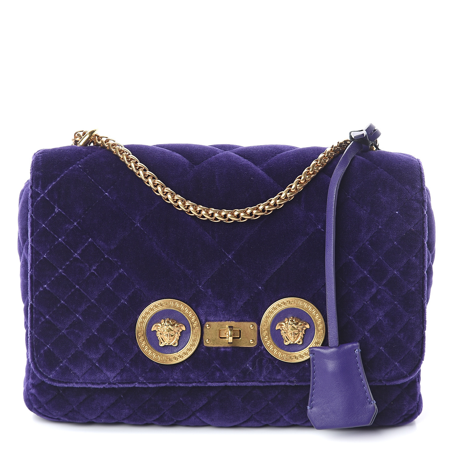 versace velvet bag