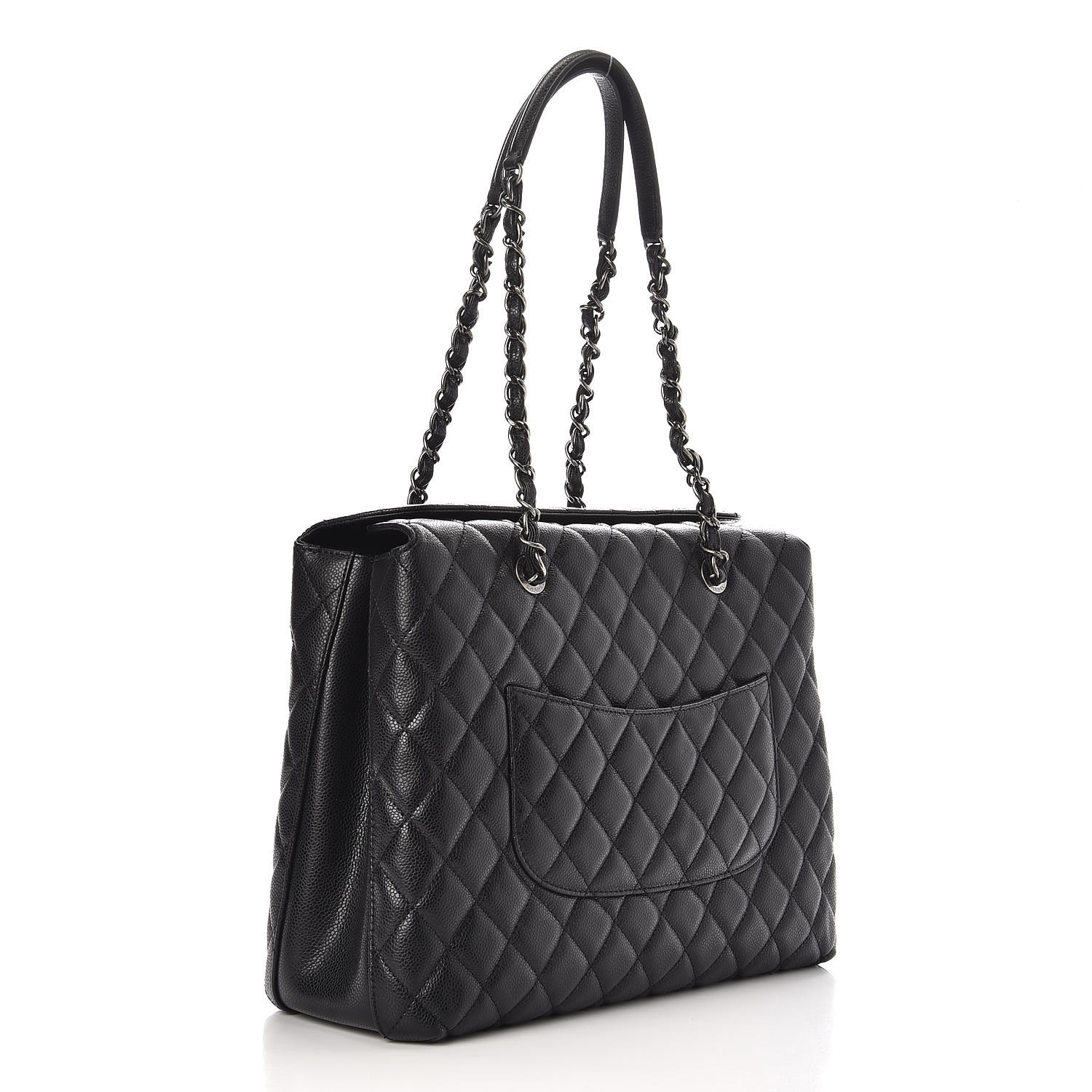 fleece trim quilted city bag