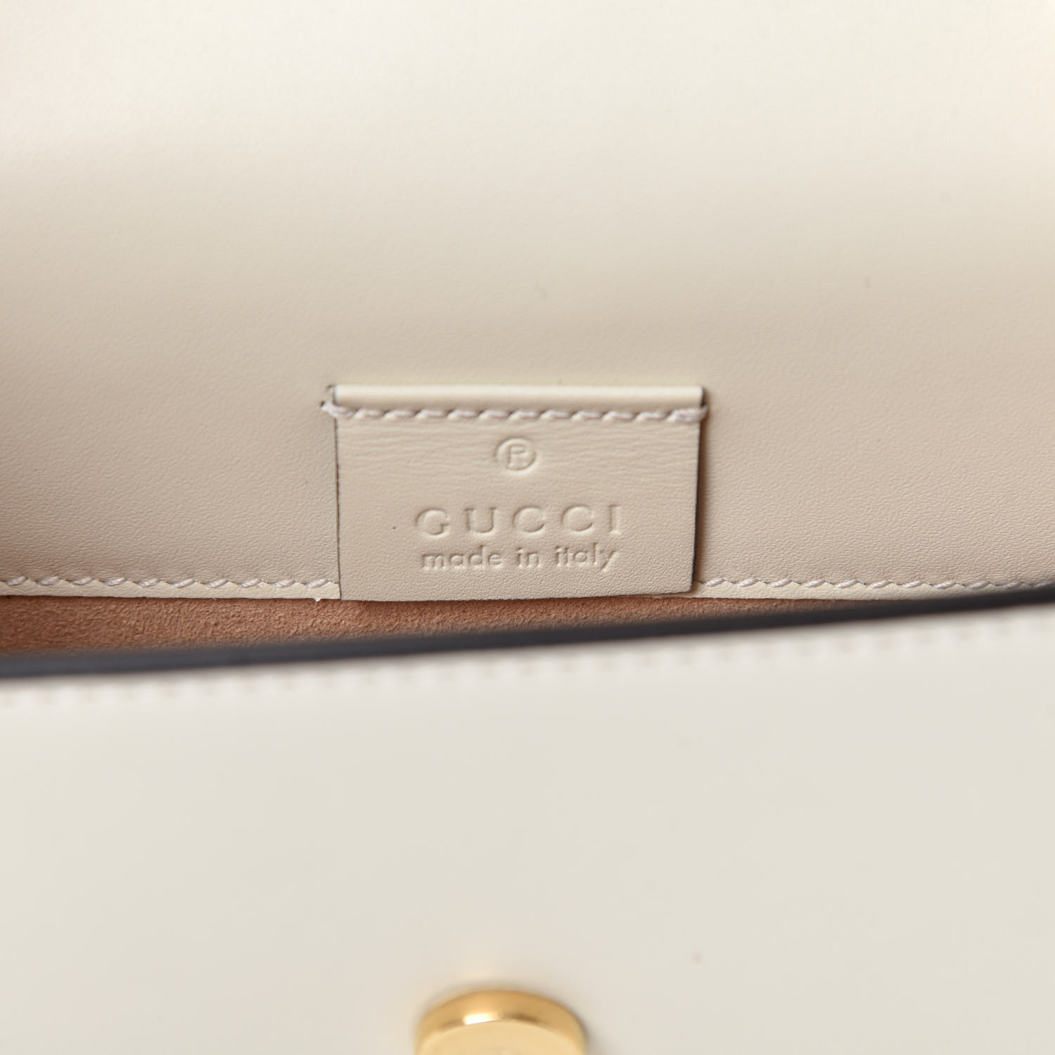 gucci sylvie mini chain bag white