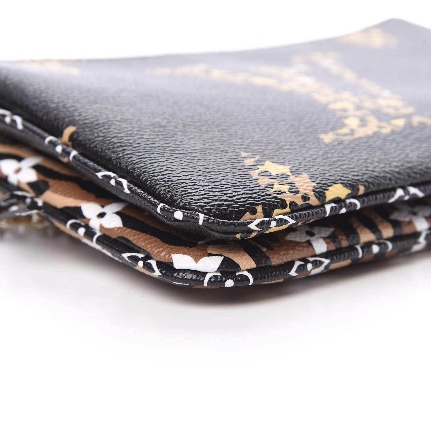 Louis Vuitton Jungle Pochette Double Zip Crossbody bag leopard Monogram LV  LE