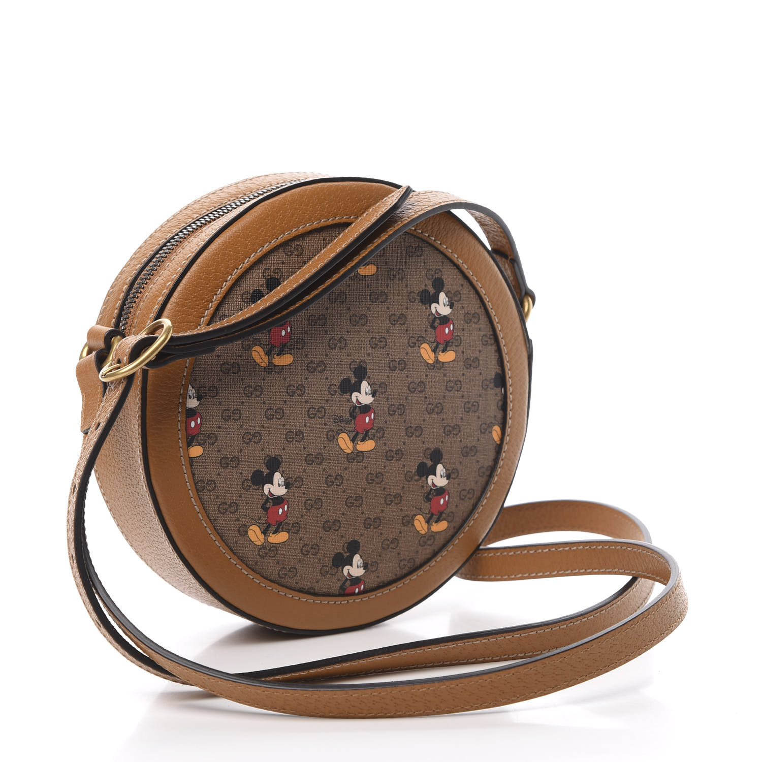 disney x gucci round shoulder bag