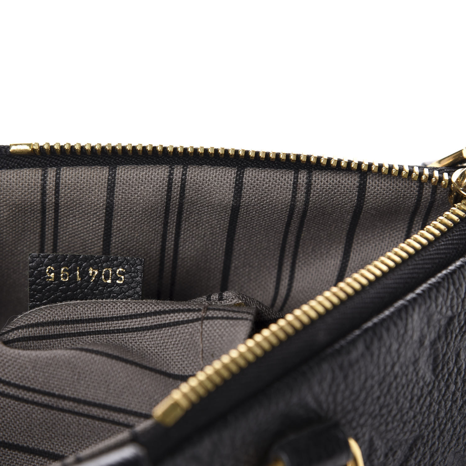Louis Vuitton - Mazarine PM Empreinte Leather Noir