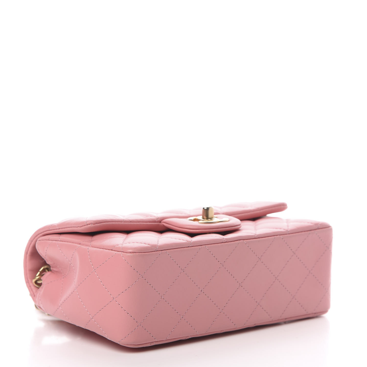 Chanel Pink Quilted Lambskin Rectangular Mini Classic Flap Bag | SEMA ...