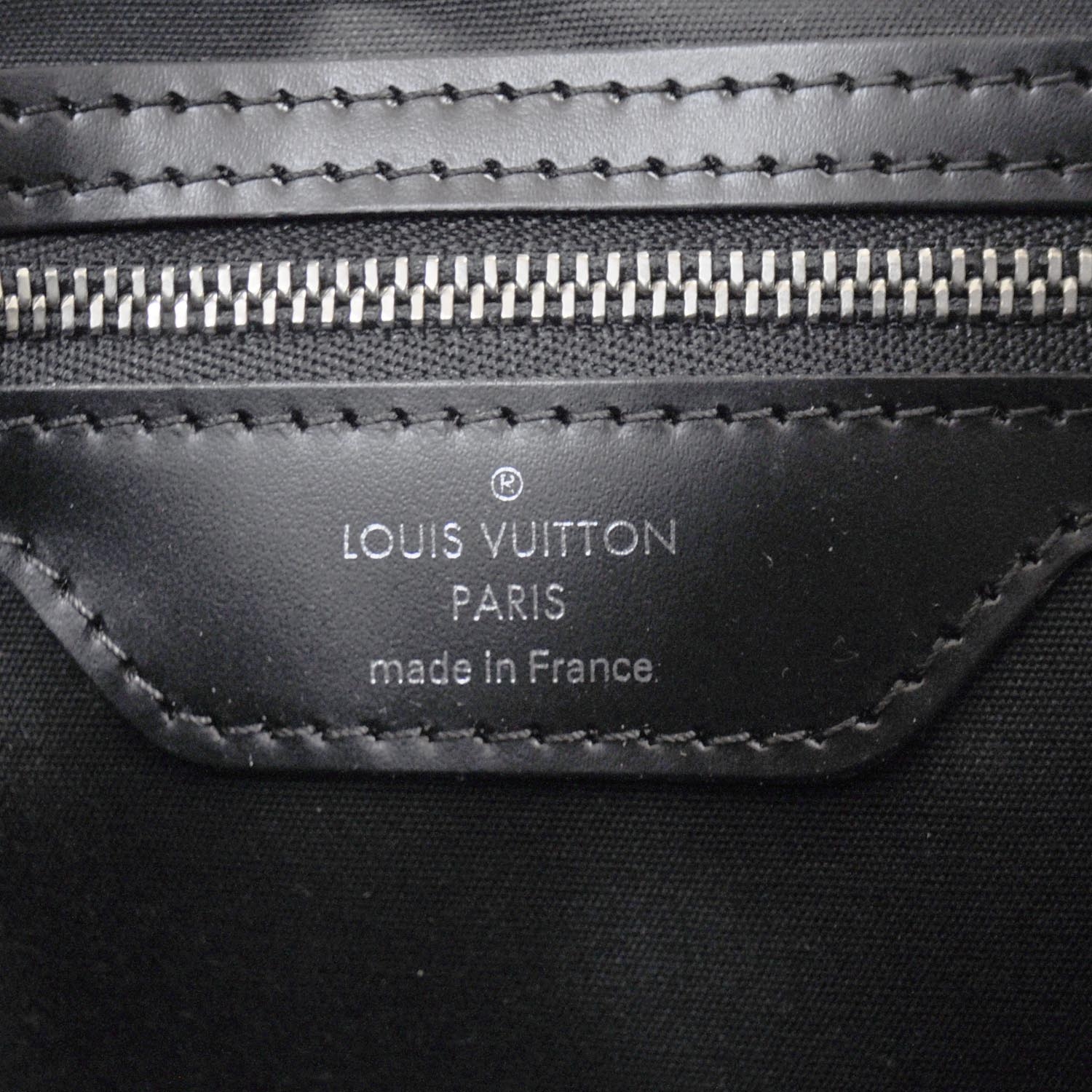 LOUIS VUITTON Epi Montaigne Sac Black 25729