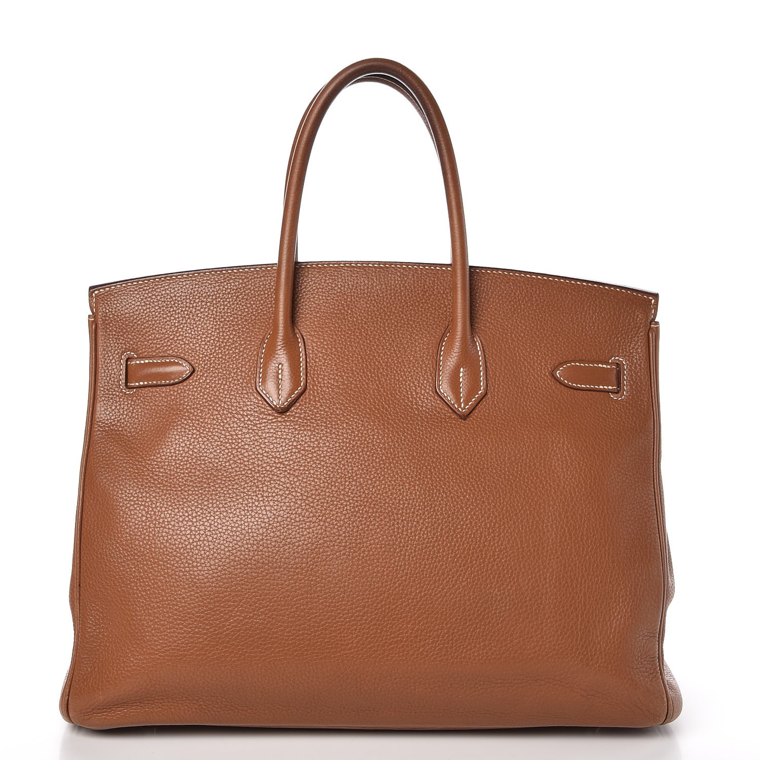 HERMES Taurillon Clemence Birkin 35 Gold 295744