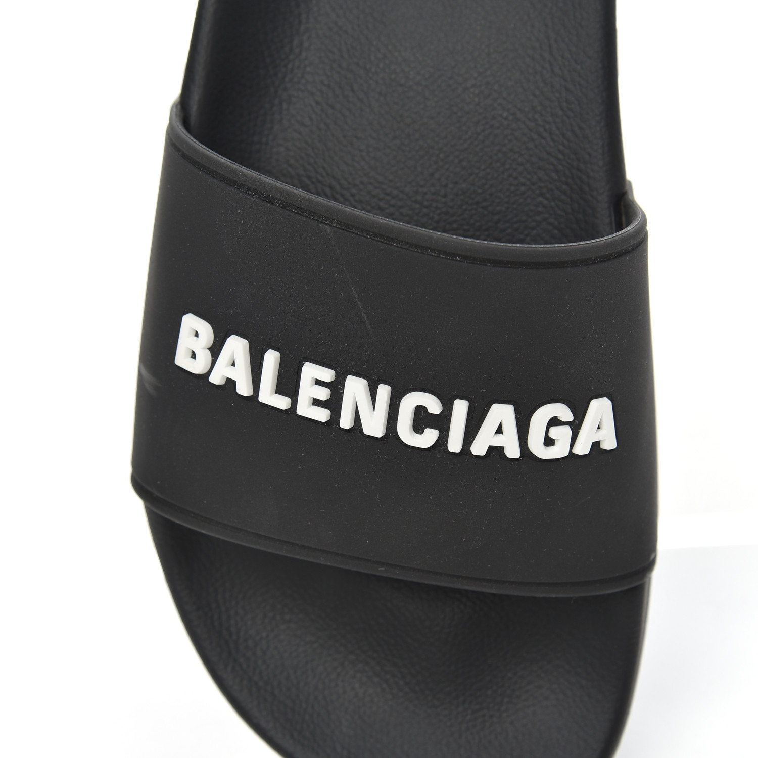 balenciaga logo strap sandals