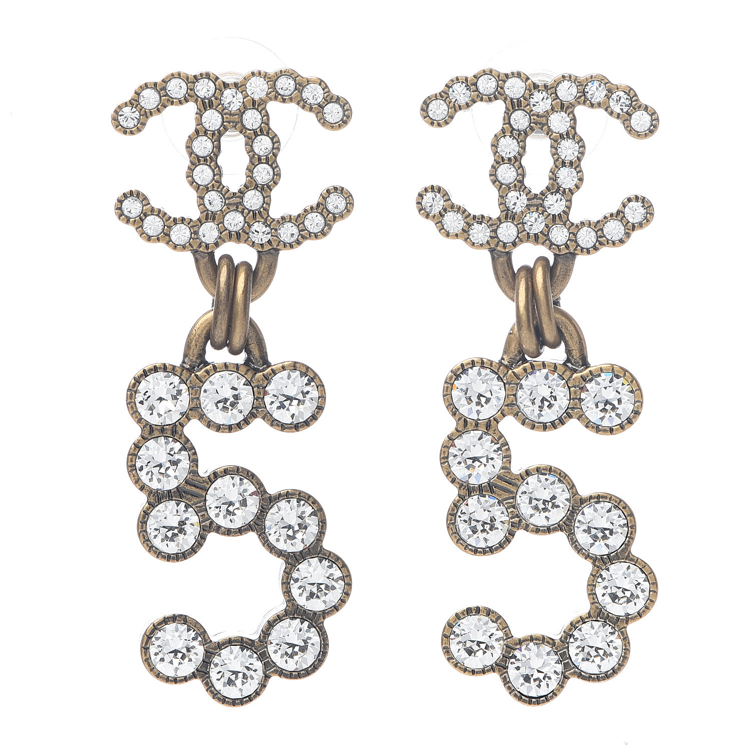 chanel earrings number 5