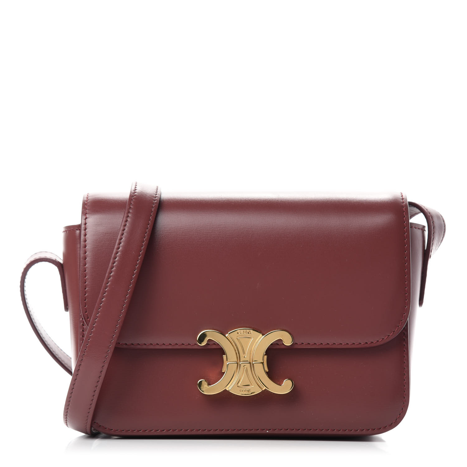 Celine Triomphe Burgundy 2024 favors