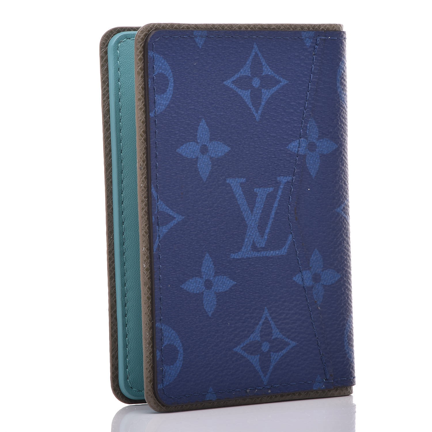 louis vuitton pocket organizer monogram pacific taiga blue