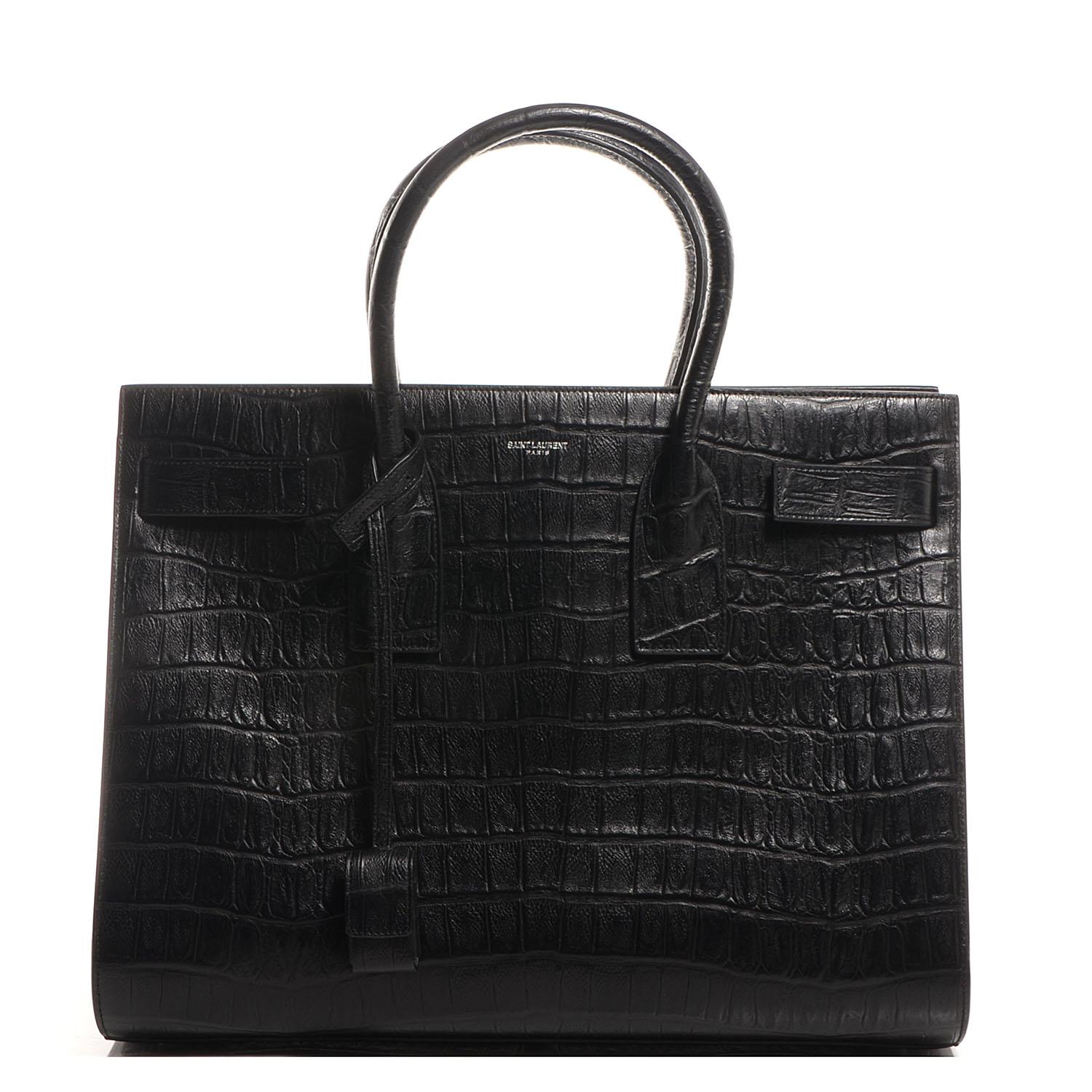 saint laurent sac de jour crocodile