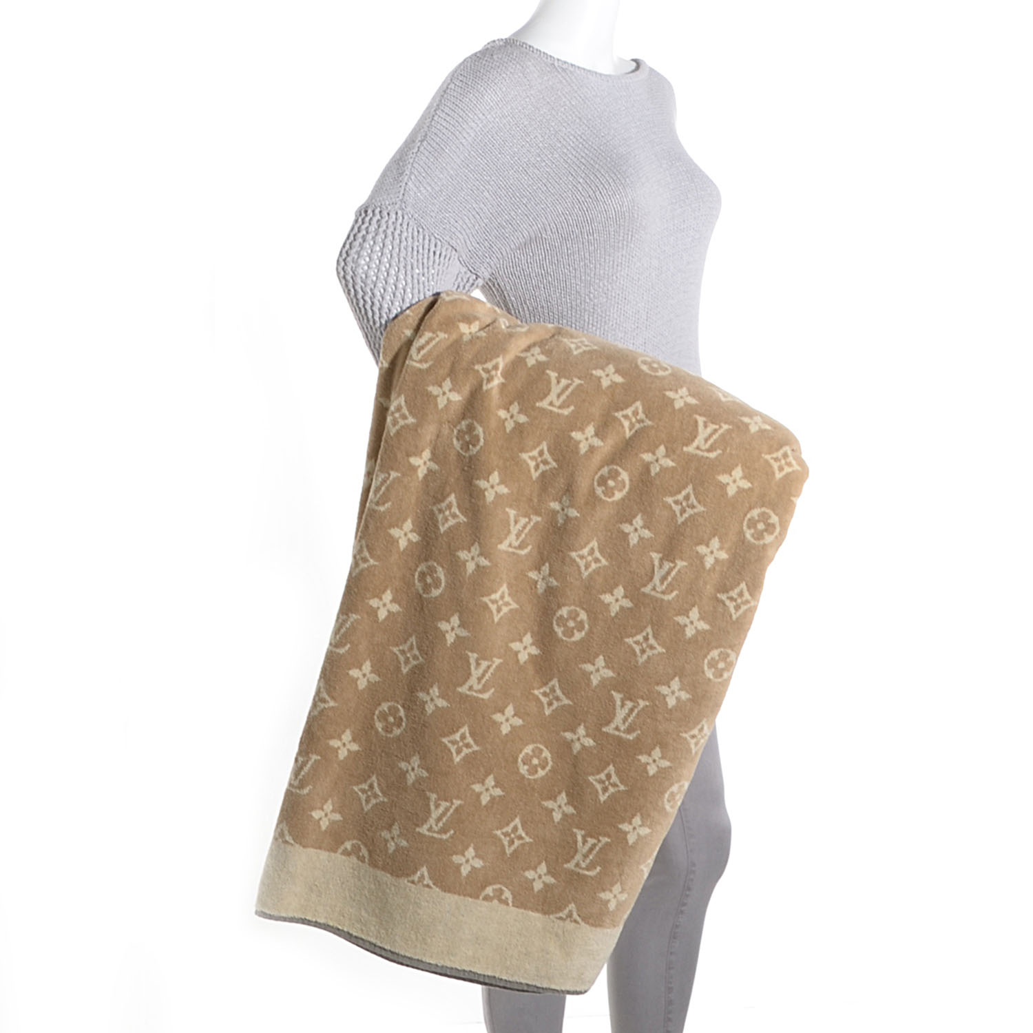 Louis Vuitton LV beach towel tennis Cotton ref.552377 - Joli Closet