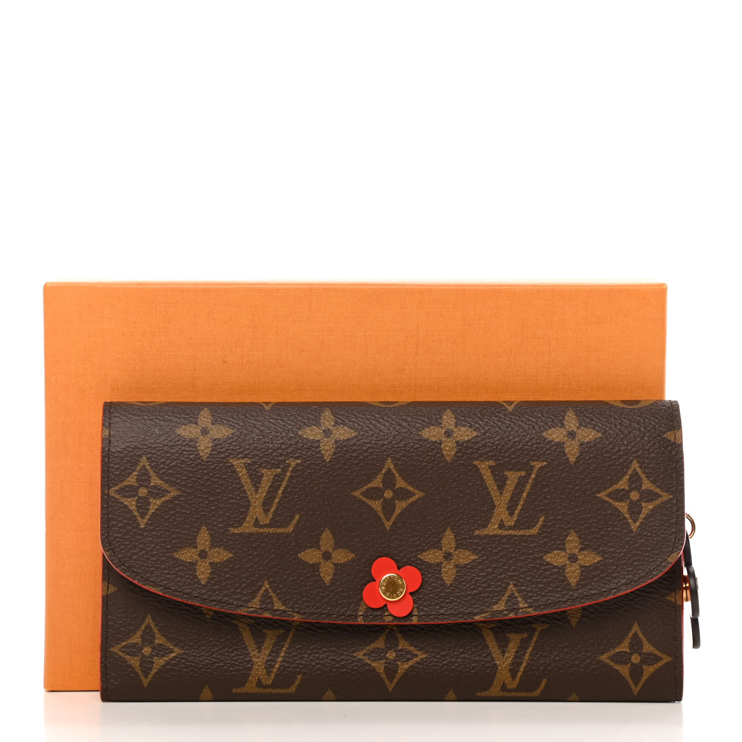 lv emilie bloom flower wallet