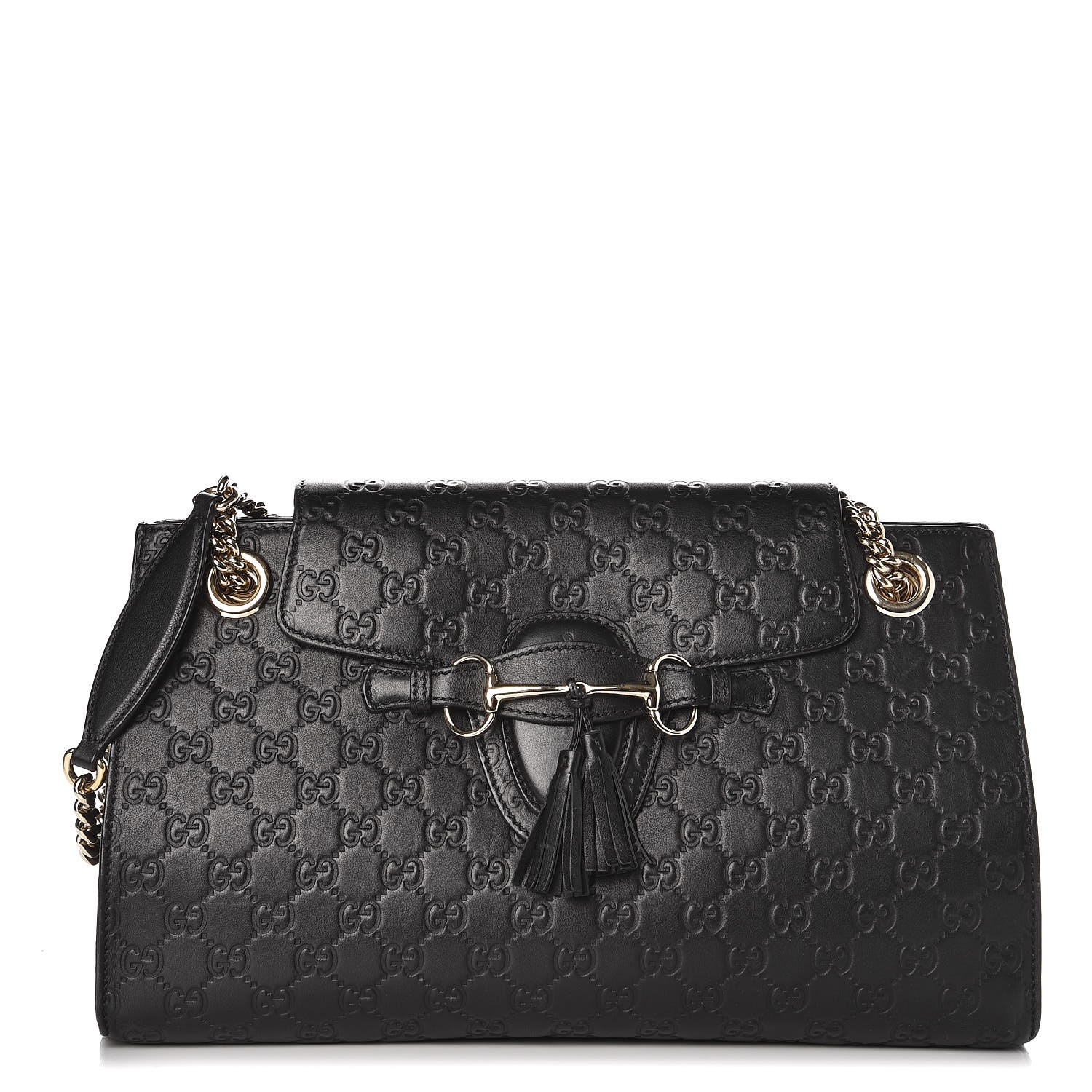 gucci emily guccissima chain shoulder bag