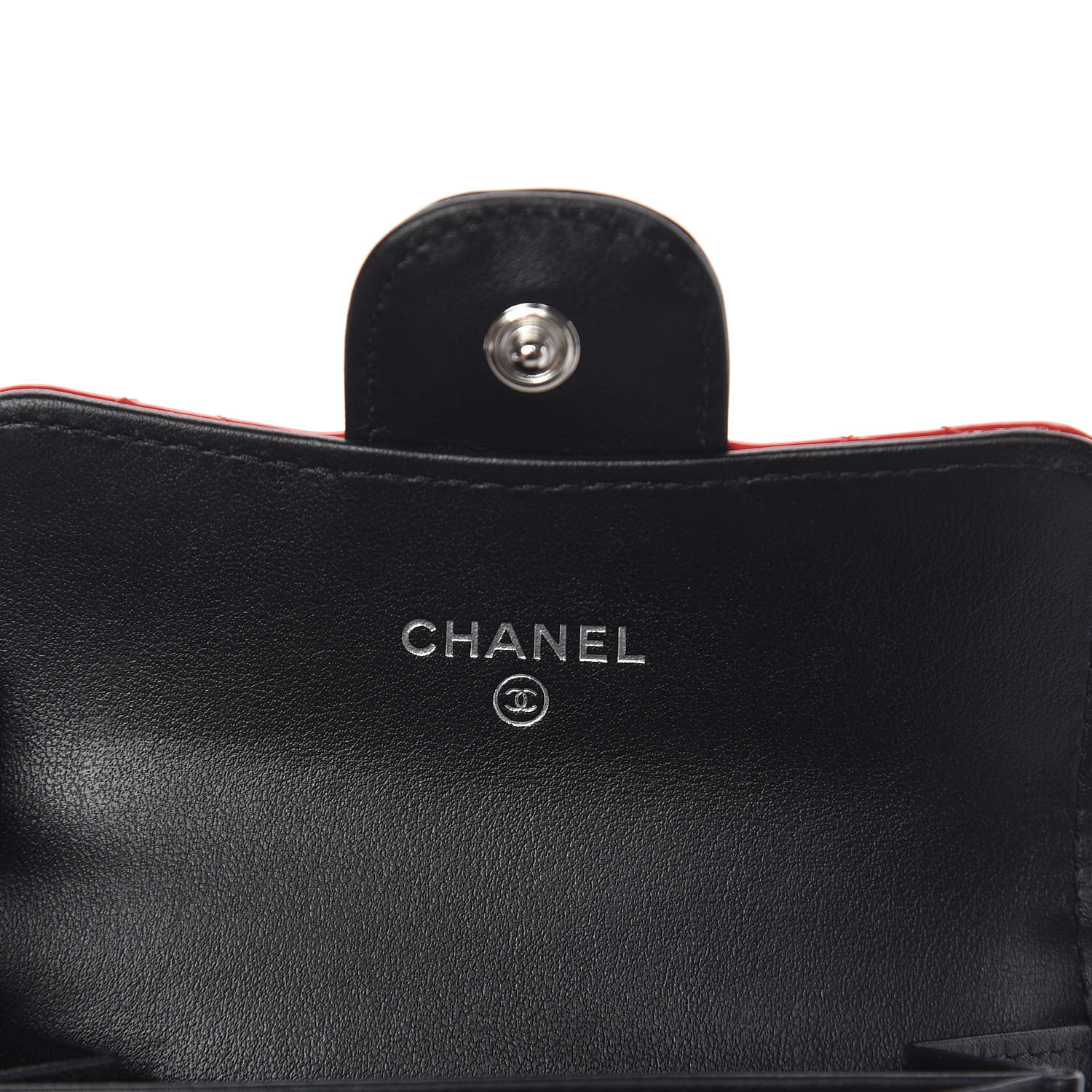 chanel flap card case