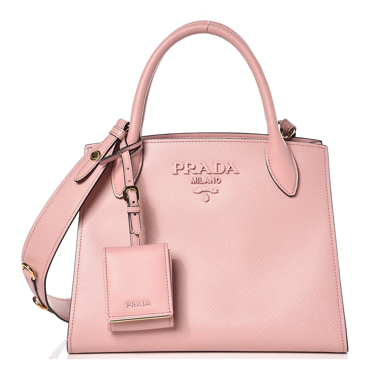 prada top handle tote