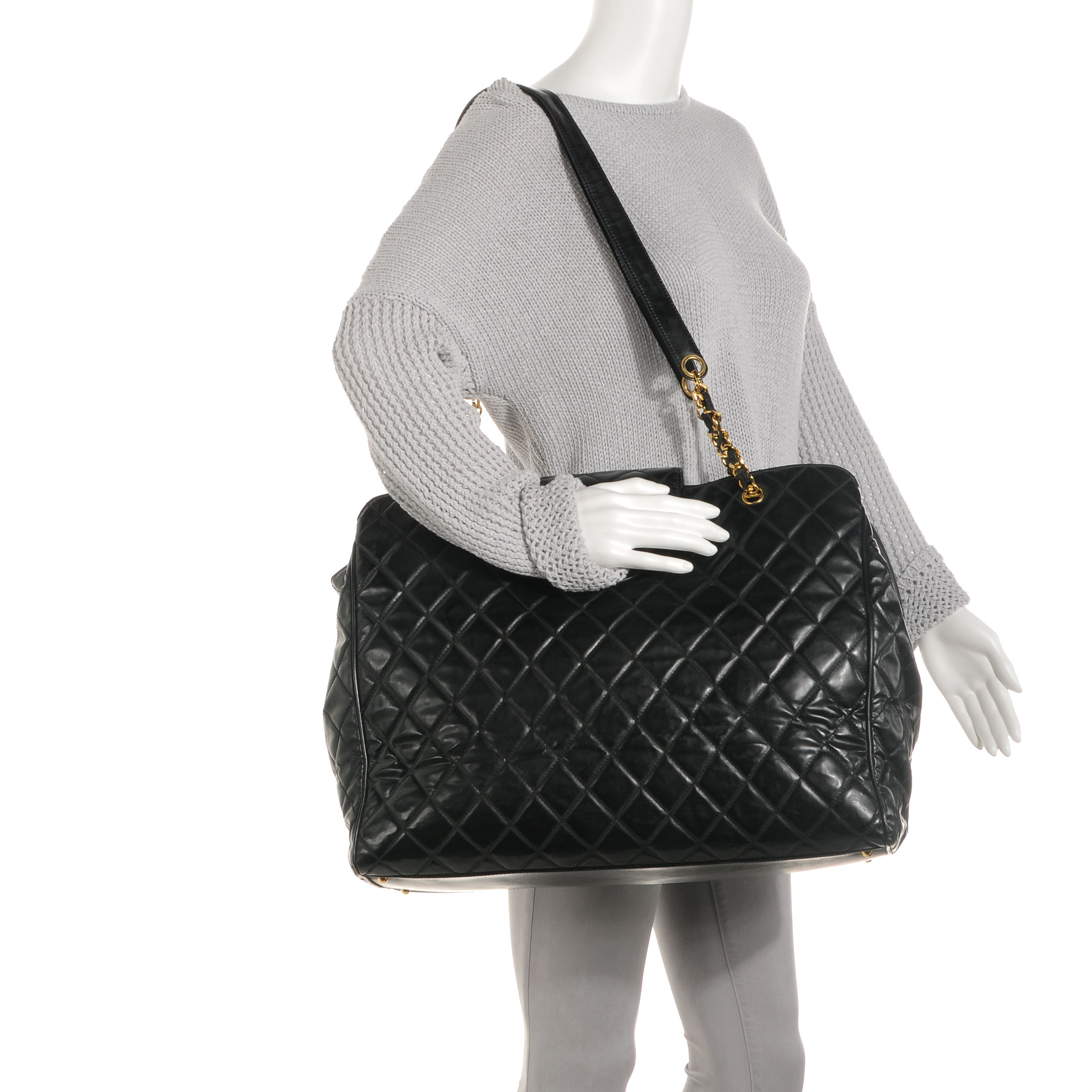 chanel non quilted bag