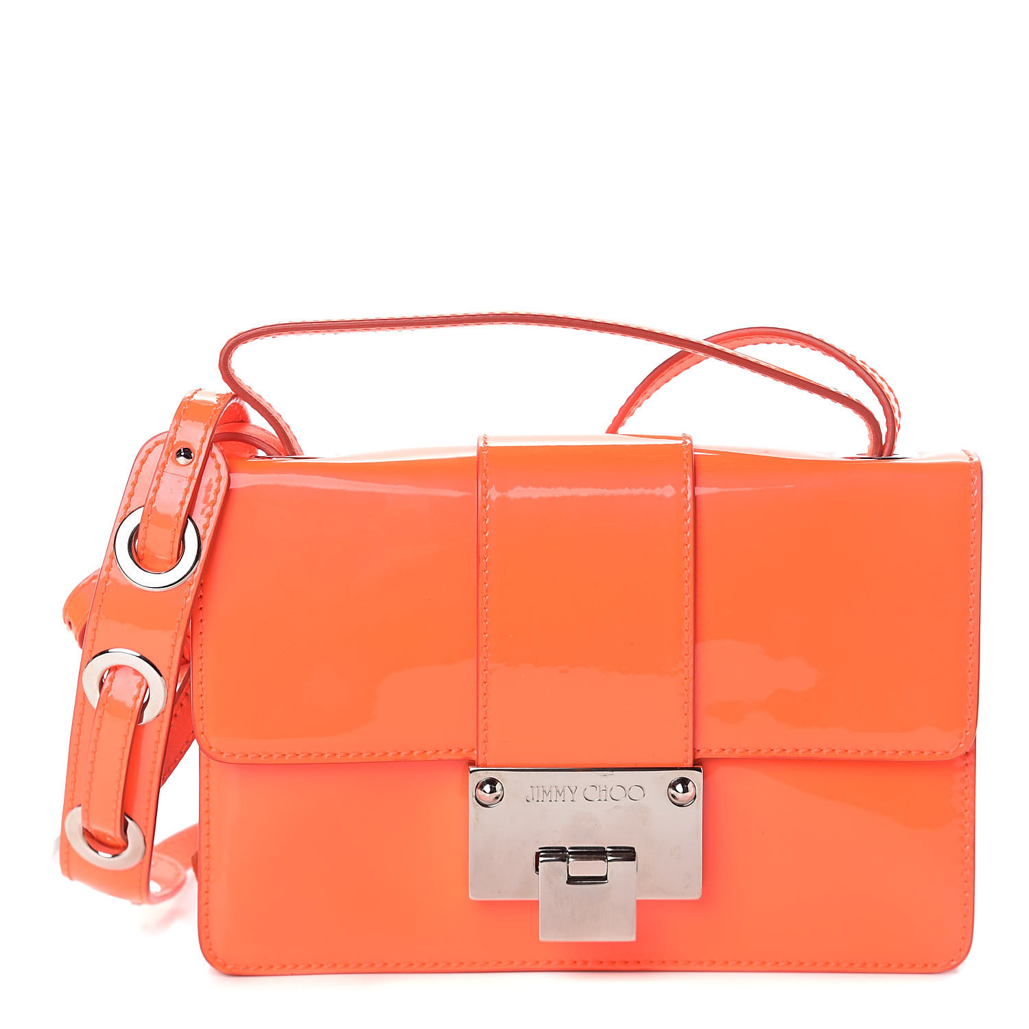 jimmy choo orange bag