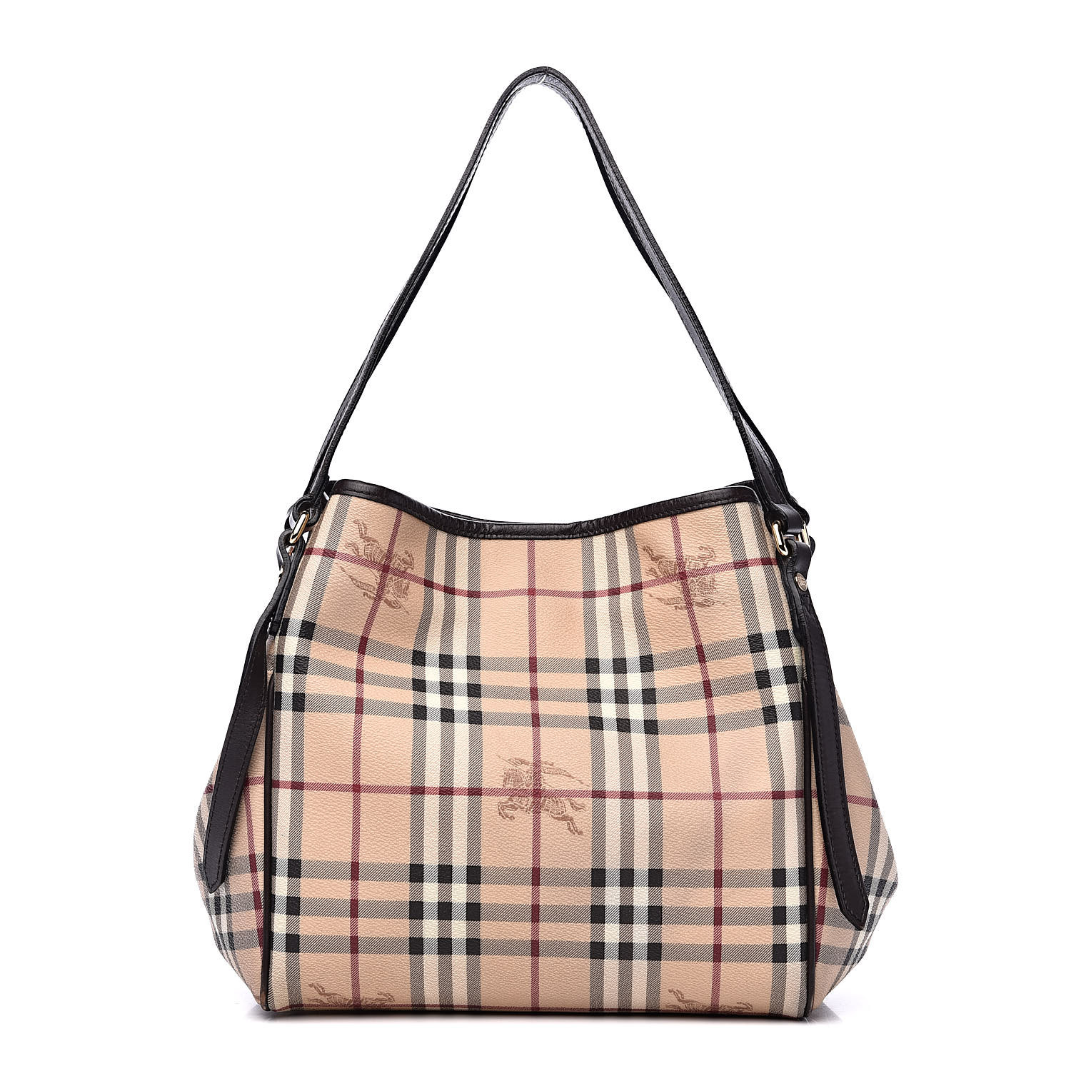 burberry small haymarket check tote bag